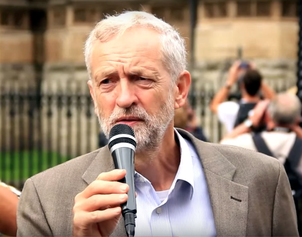 Jeremy Corbyn husting