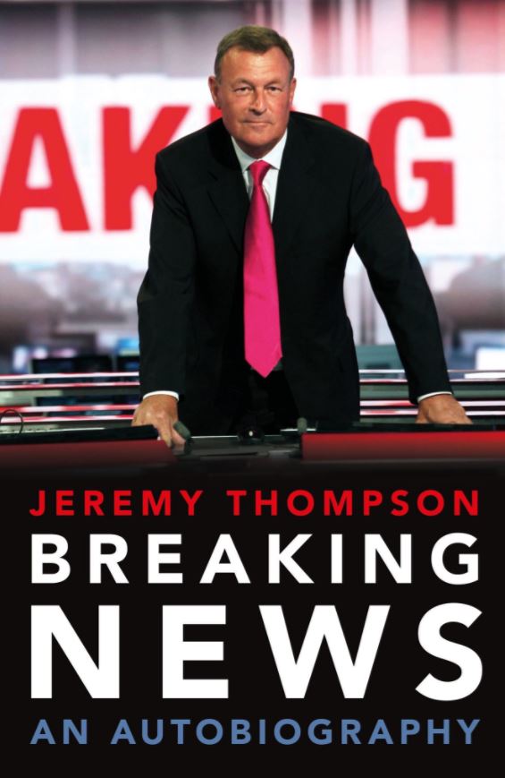 Sky News' Jeremy Thompson, 'Breaking News' book cover