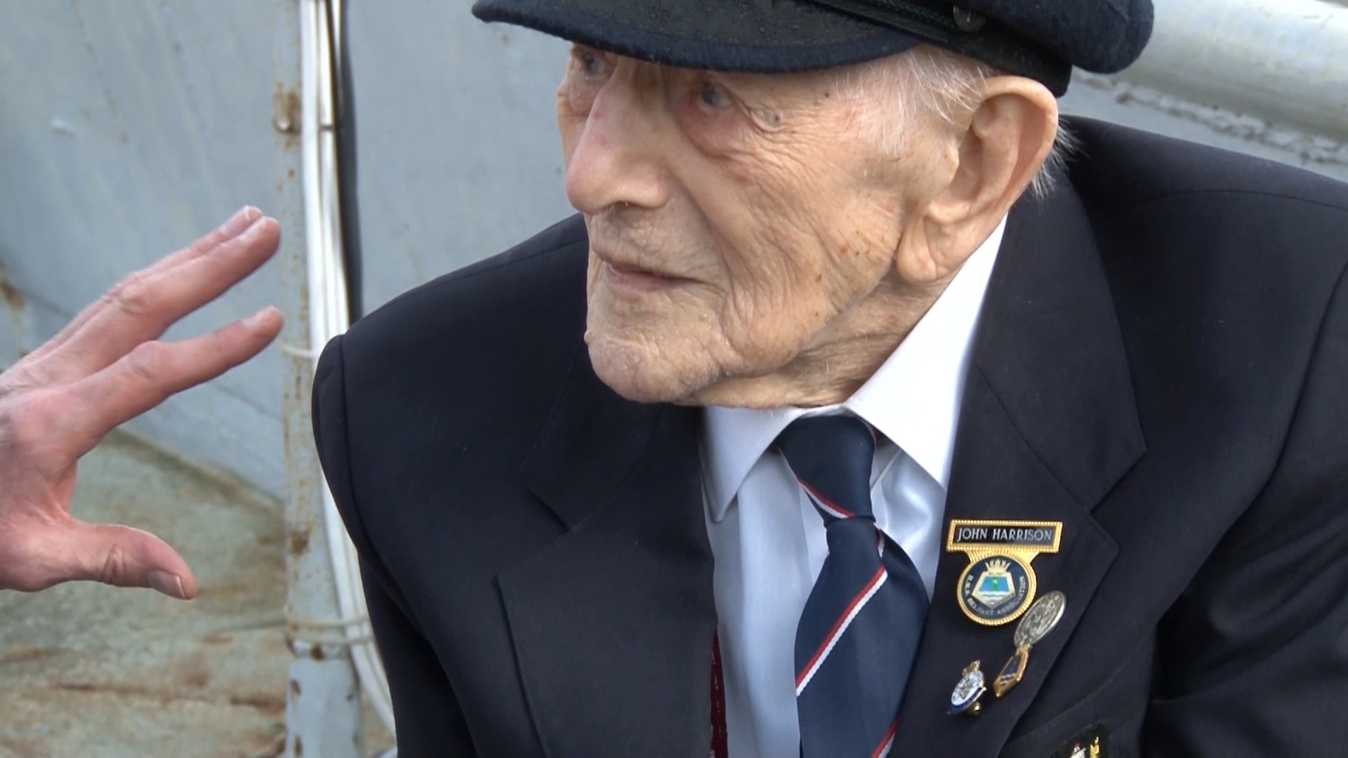 John Harrison HMS Belfast veteran