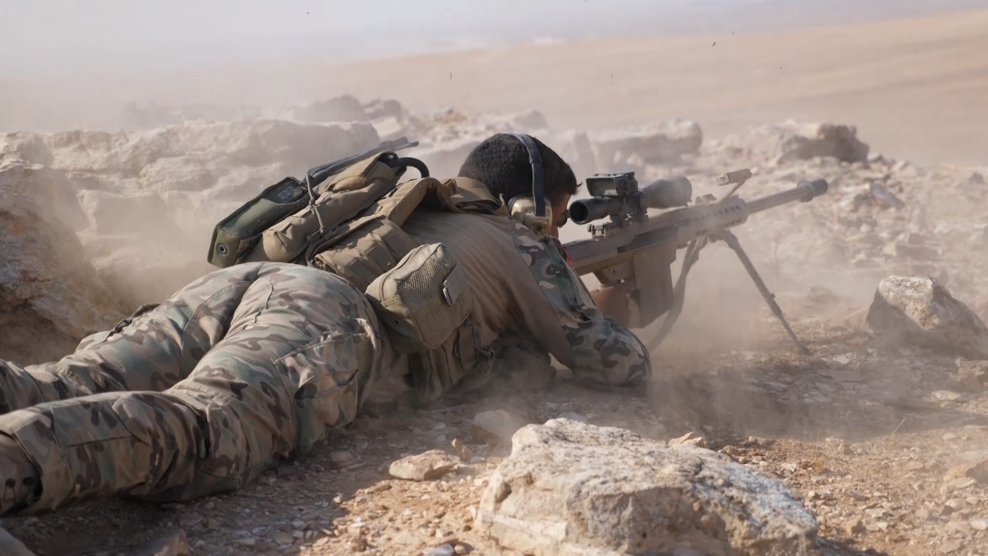 A Jordanian Command troop during Exercise Eager Lion.