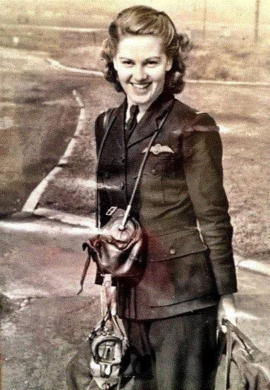 Joy Lofthouse in ATA uniform. Family pic. BFBS Amy Casey.