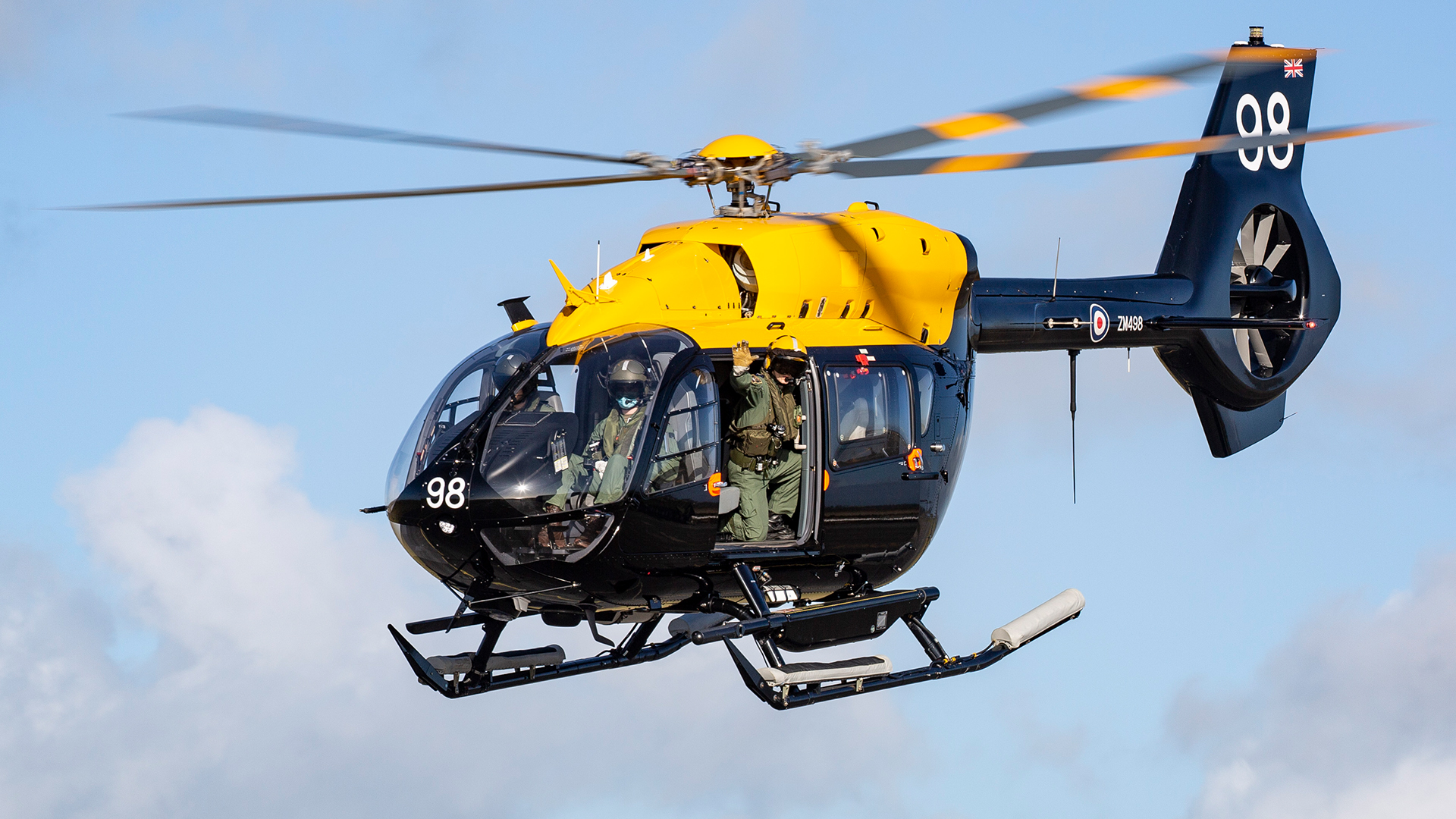 The Jupiter HT1 - which is also known as  the H145 - is usually used for pilot training, but will take on firefighting duties in Cyprus