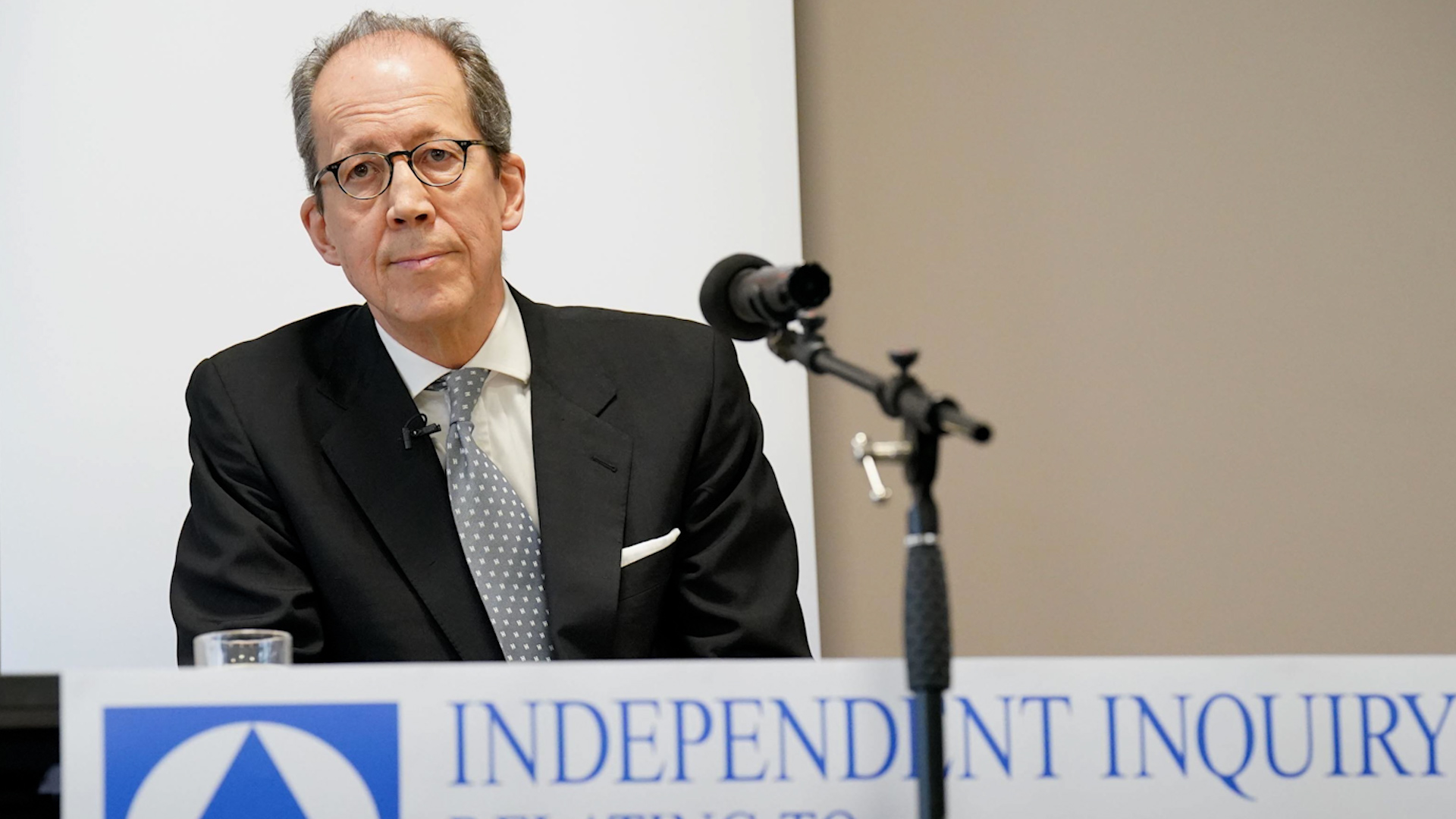 Lord Justice Haddon-Cave, the inquiry's chairman