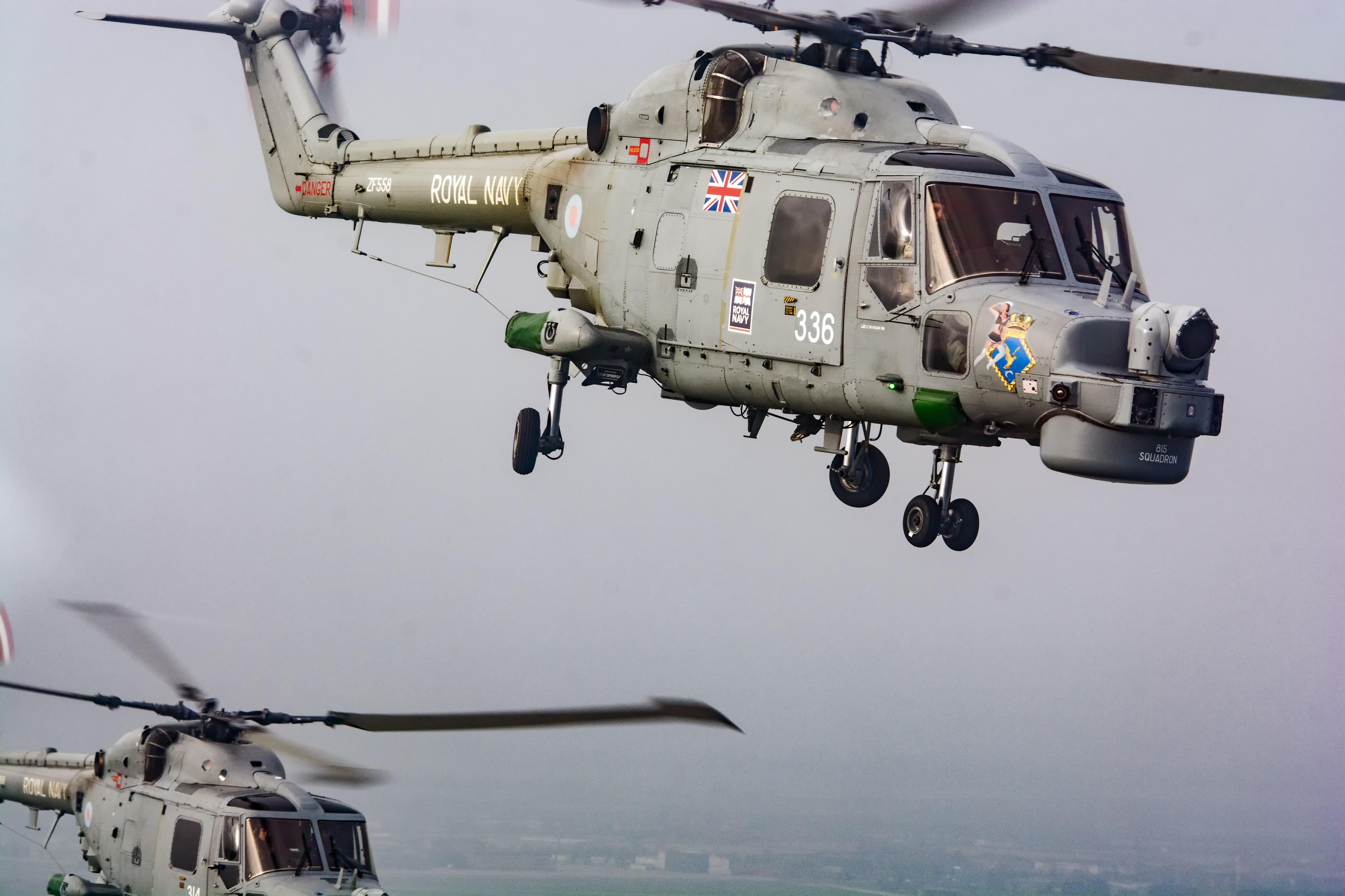 Royal Navy Lynx HMA8 Helicopter
