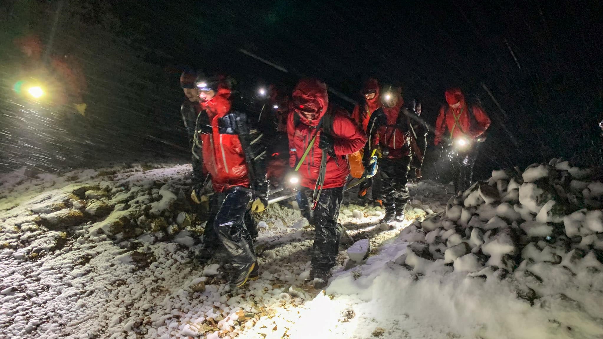 Keswick Mountain Rescue Team joined by RAF for New Year mountain rescue 01012023 CREDIT Keswick Mountain Rescue Team