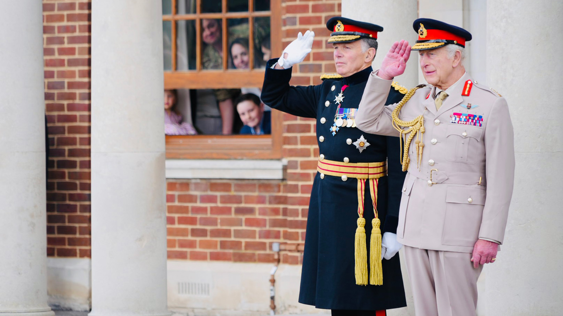 He also met with families of personnel based at Larkhill Garrison