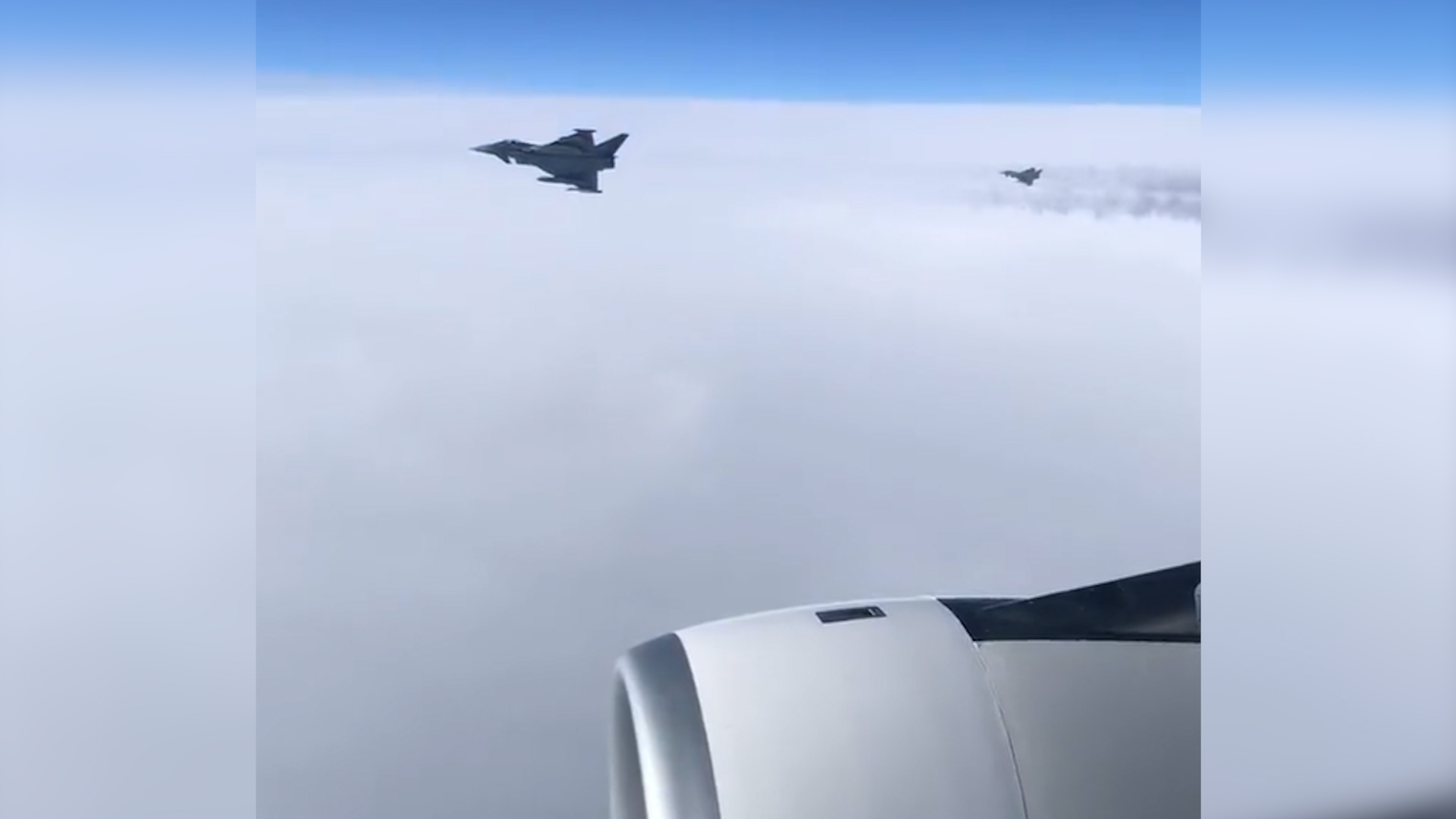 King Charles received a 'special farewell' from German Air Force Typhoon 31032023 CREDIT Royal Family Twitter
