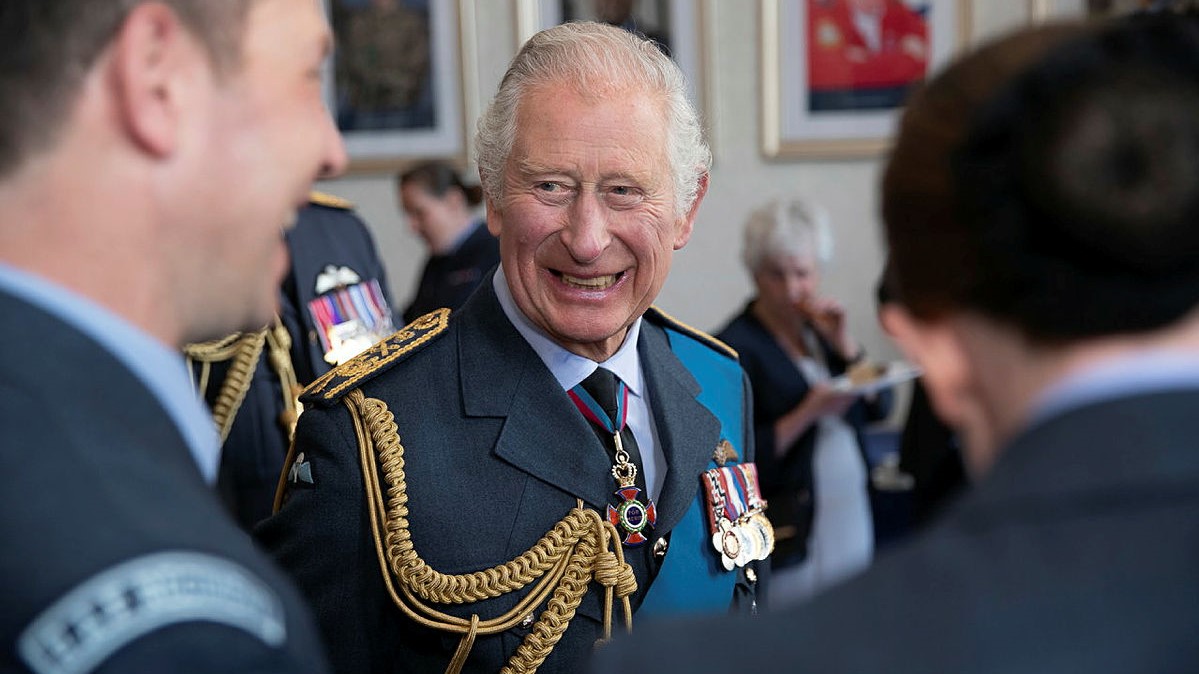 King Charles was the Reviewing Officer for the RAF College’s Combined Parade at Cranwell 29042022 CREDIT MOD Crown Copyright