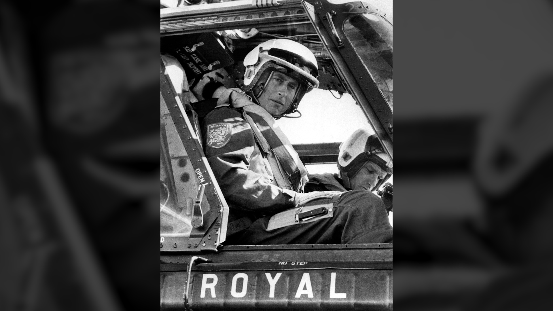 King Charles III, pictured at the controls of a helicopter in September 1974 during his term of service in the Royal Navy (Picture: Alamy). 
