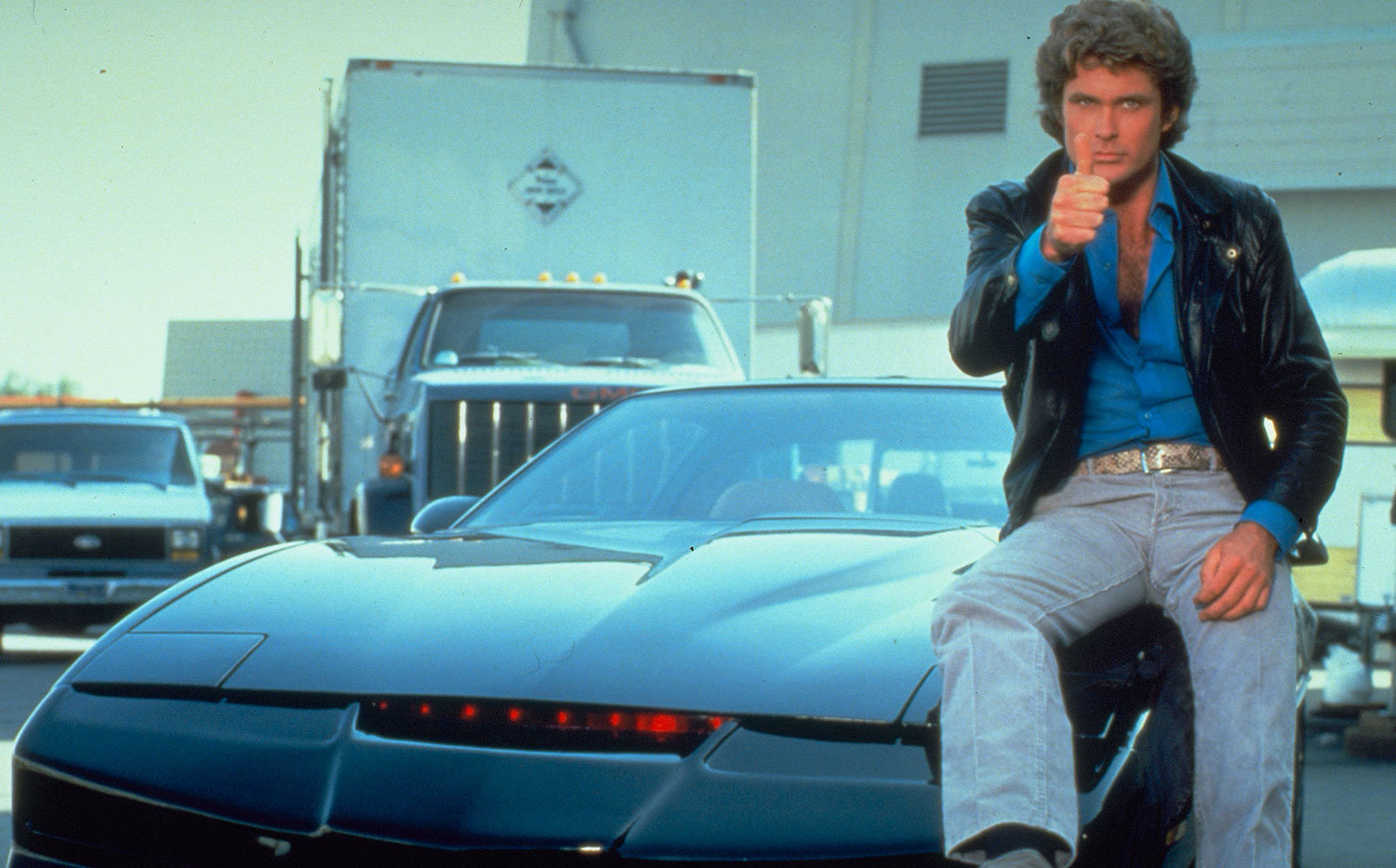 Freeview Launch Forces TV Knight Rider David Hasselhoff