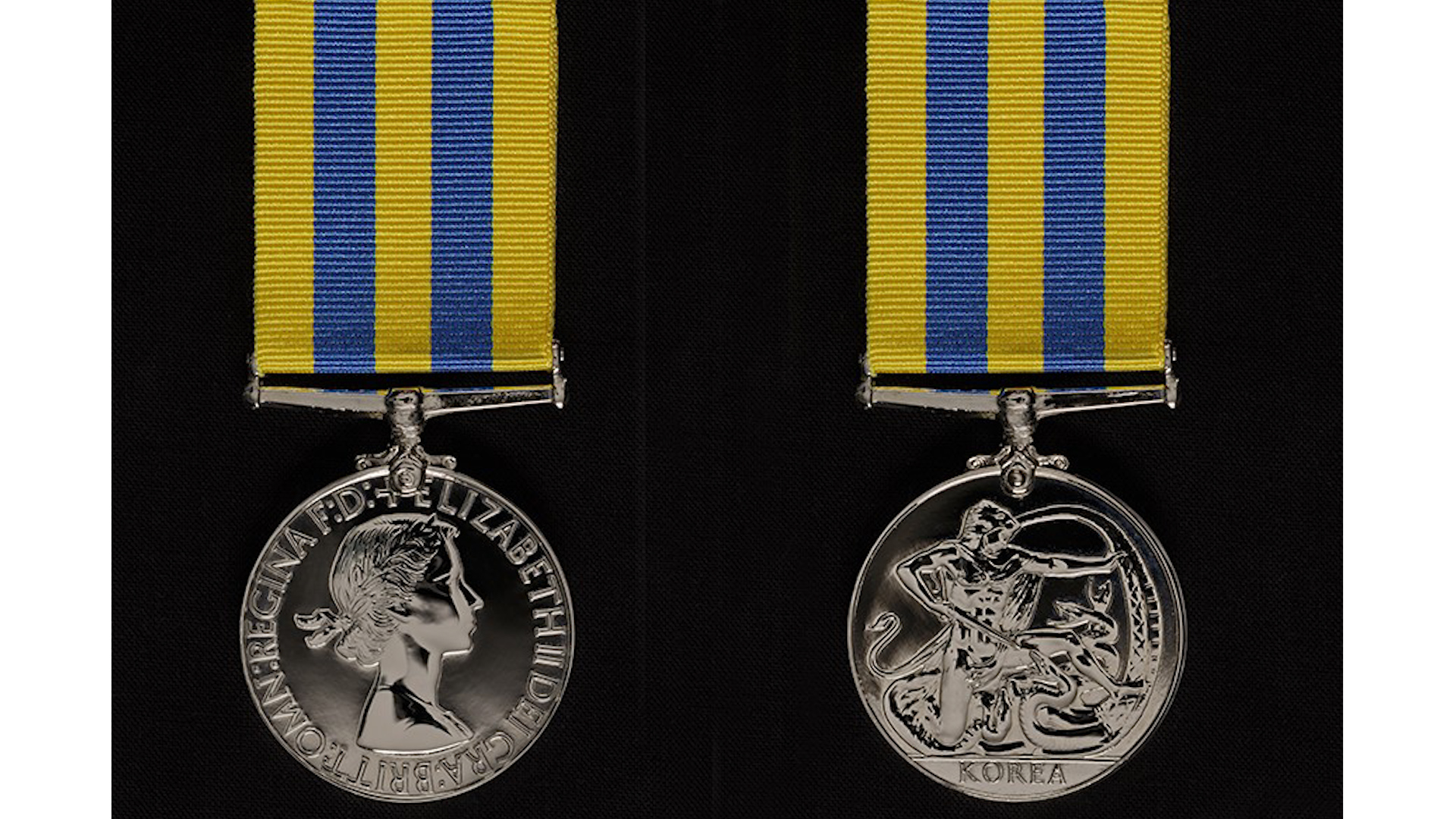 The Korea Medal front and back (Picture: MOD).