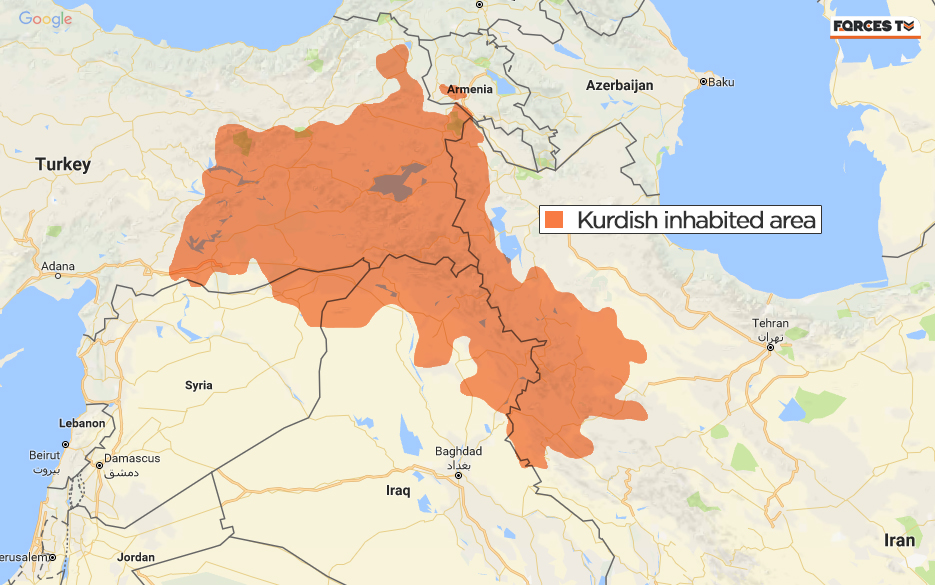 Kurdish Regions Middle East