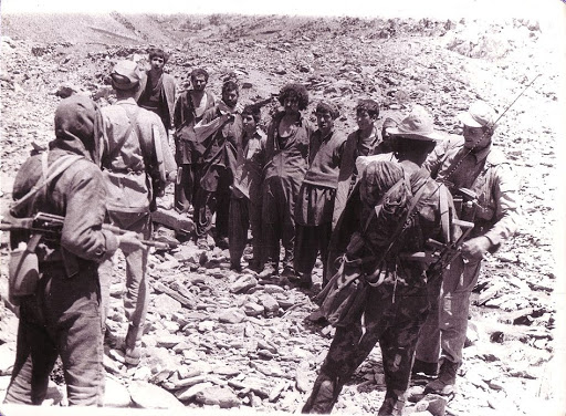 Spetsnaz captured prisoners in Afghanistan 