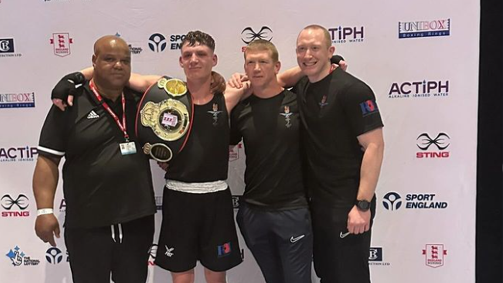 Kyle Shaw Tullin winner of English Boxing National Amateur belt 200424 CREDIT ROYAL NAVY BOXING