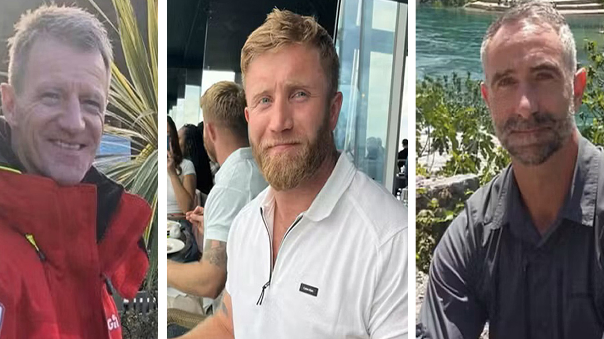 (L-R) Britons John Chapman, James 'Jim' Henderson and James Kirby, three of the seven World Central Kitchen aid workers who were killed in an Israeli air strike in Gaza (Picture: PA Images)