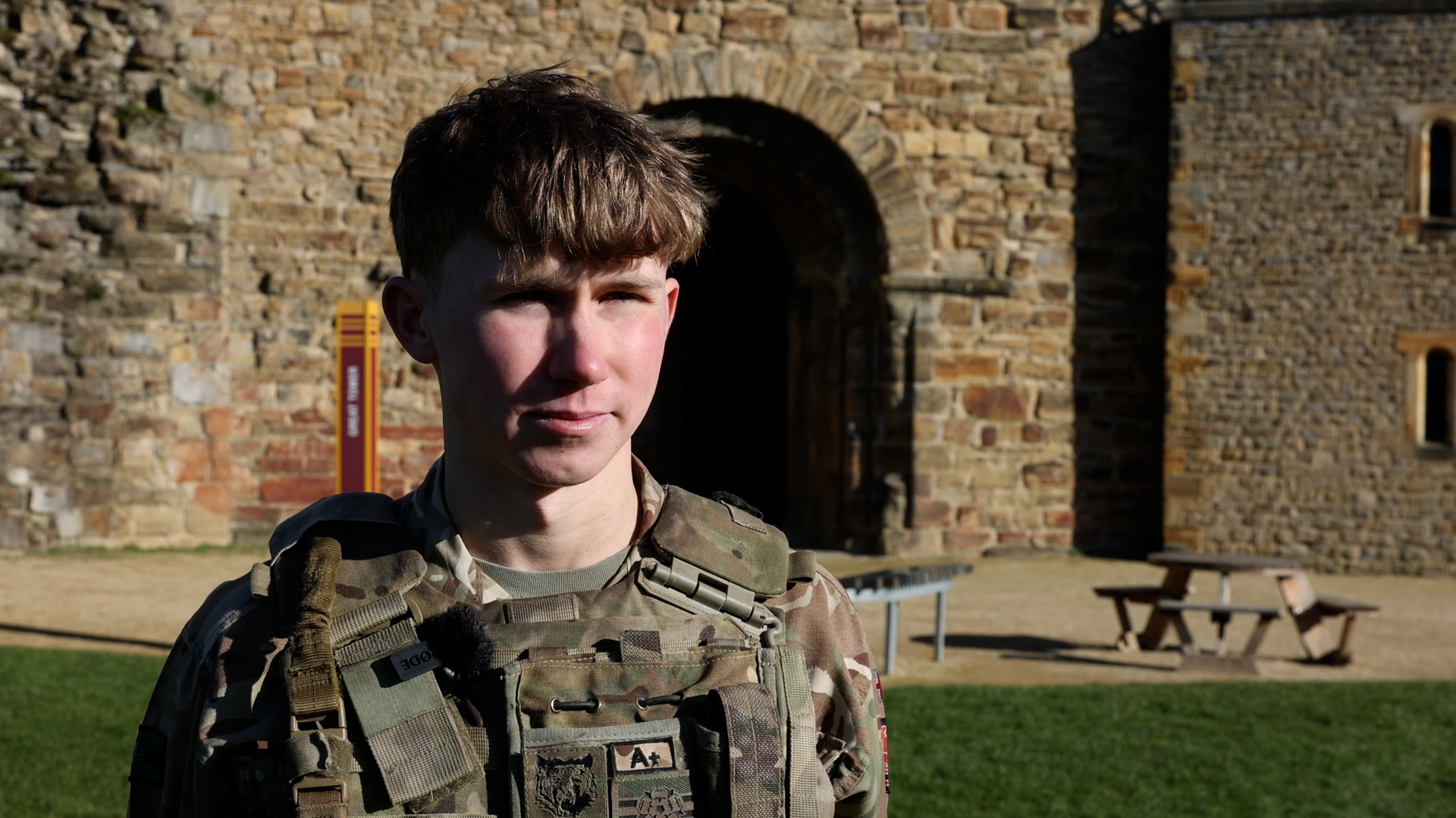 Lance Corporal Cameron Colinson of the Royal Yorkshire Regiment 