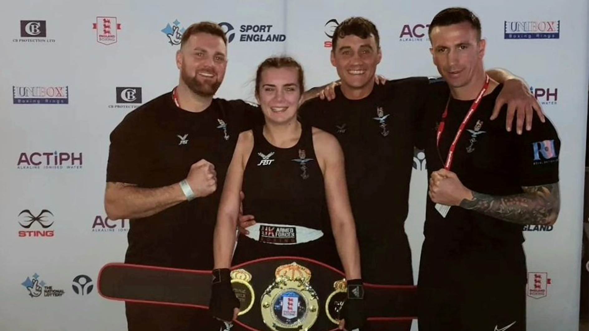 LCpl Terri-Leigh Stuart wins the England Boxing National Amateur Championship by a unanimous decision