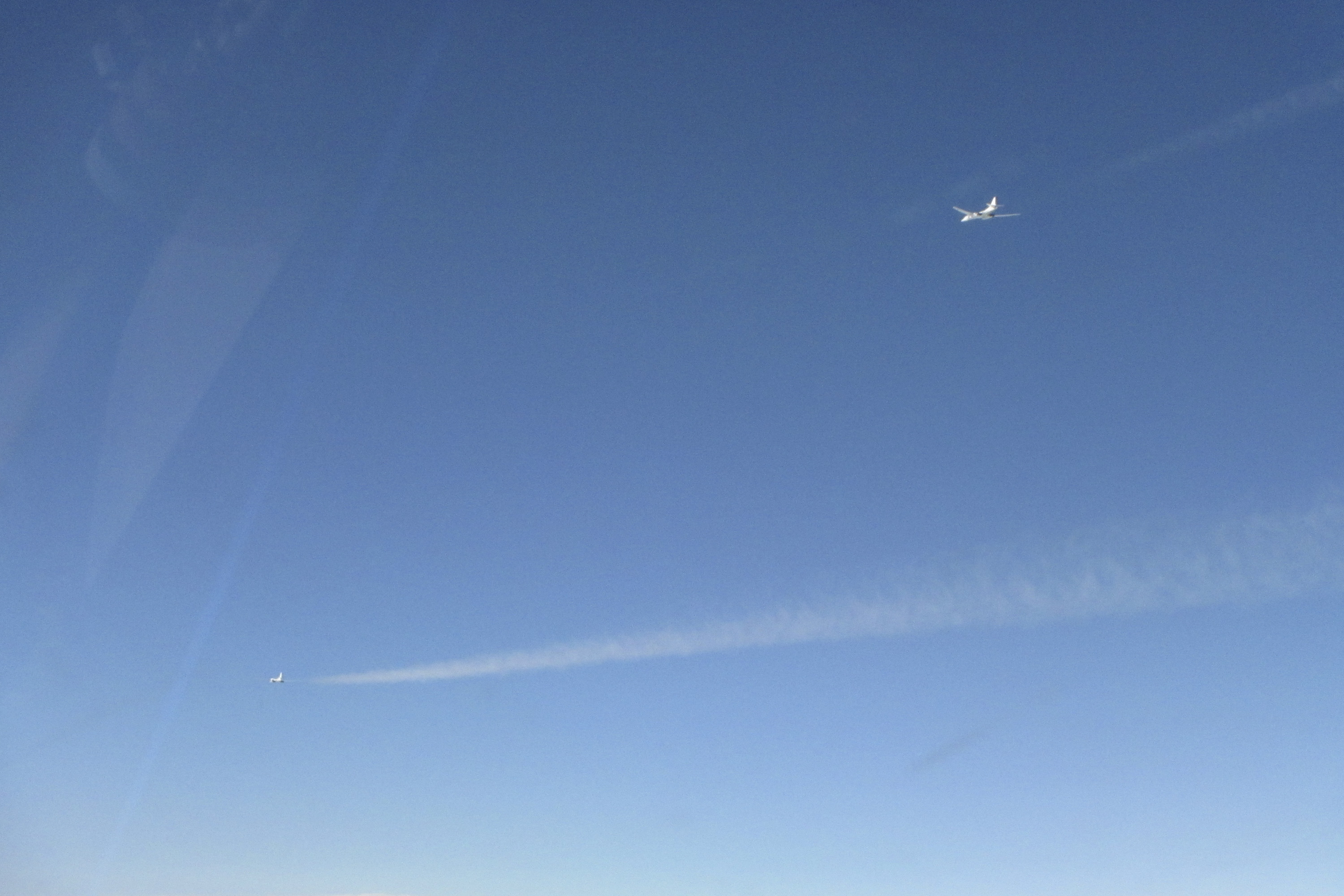 Typhoon Scrambled to Monitor Russian Tupolev Tu-160 Blackjack Strategic Bombers 