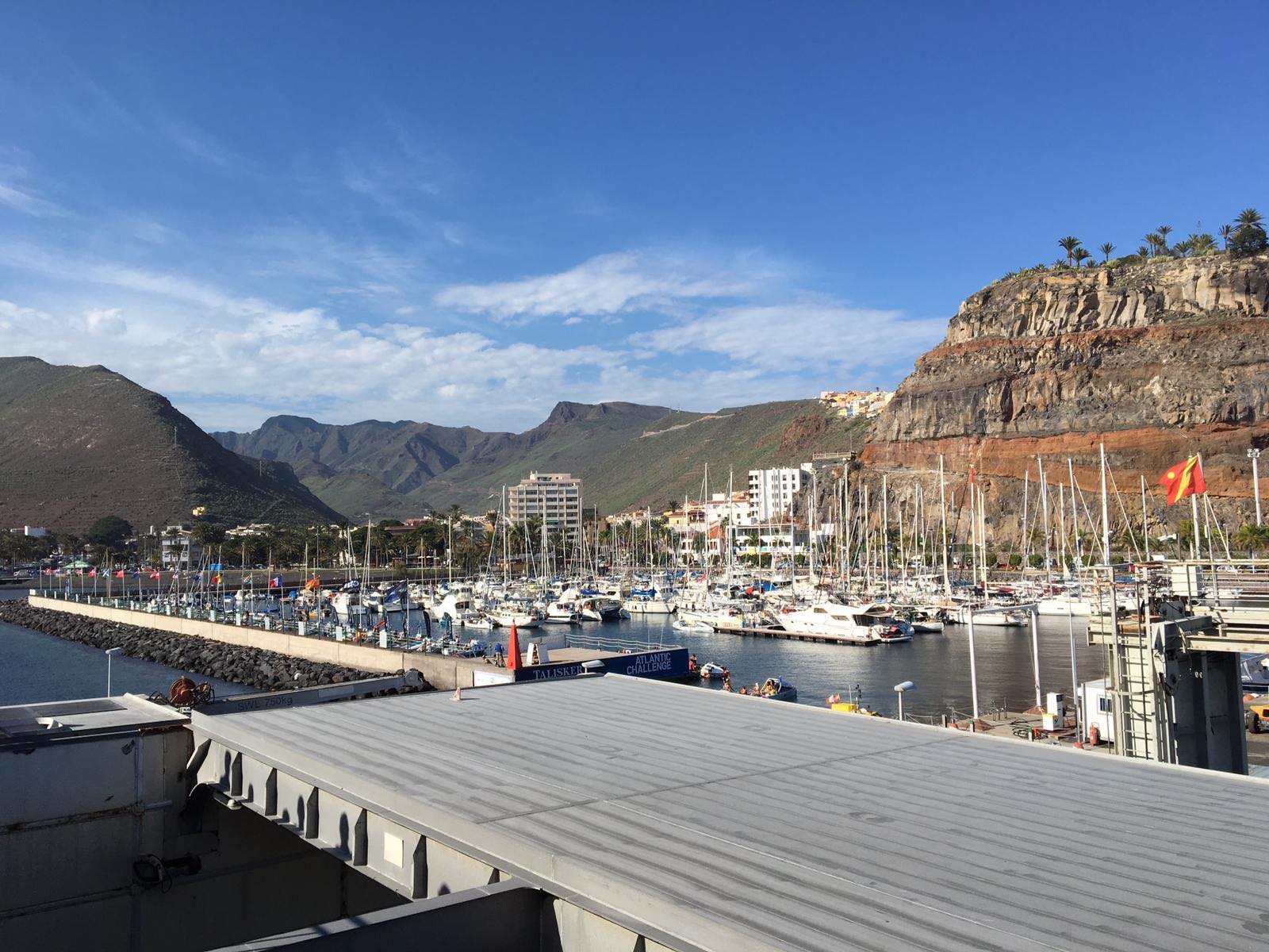 La Gomera was the start line for the race.