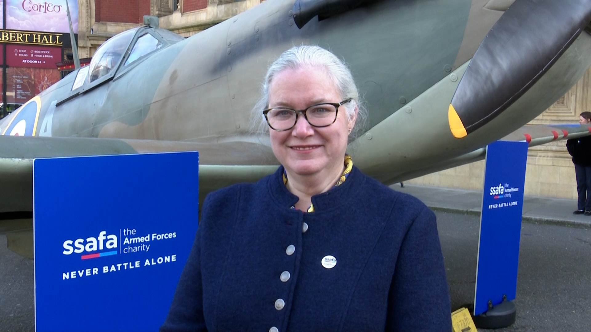 Lady Alex Walmsley, National Vice Chair for SSAFA CREDIT BFBS