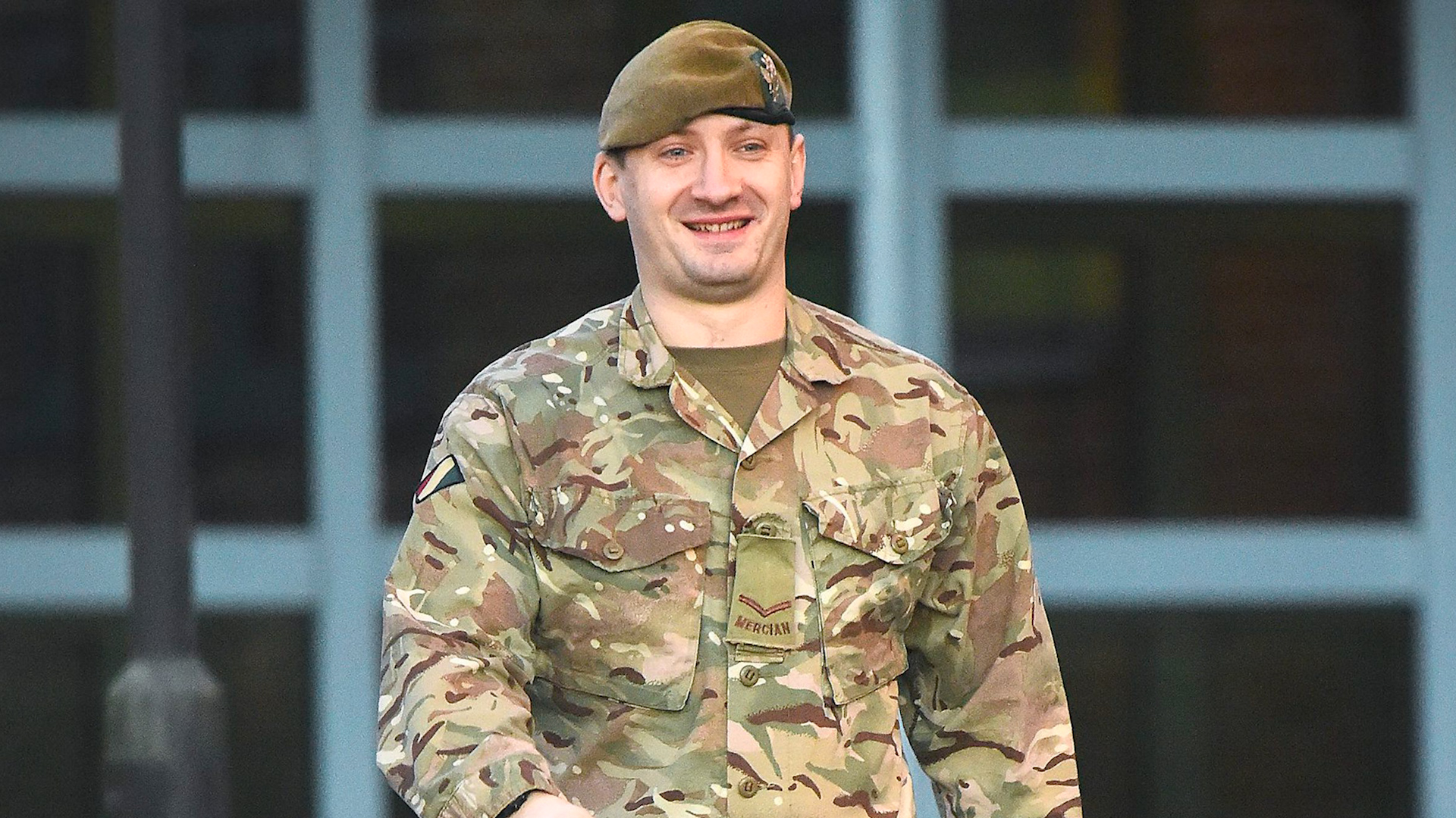 Lance Corporal David Thomas at Bulford Court Martial