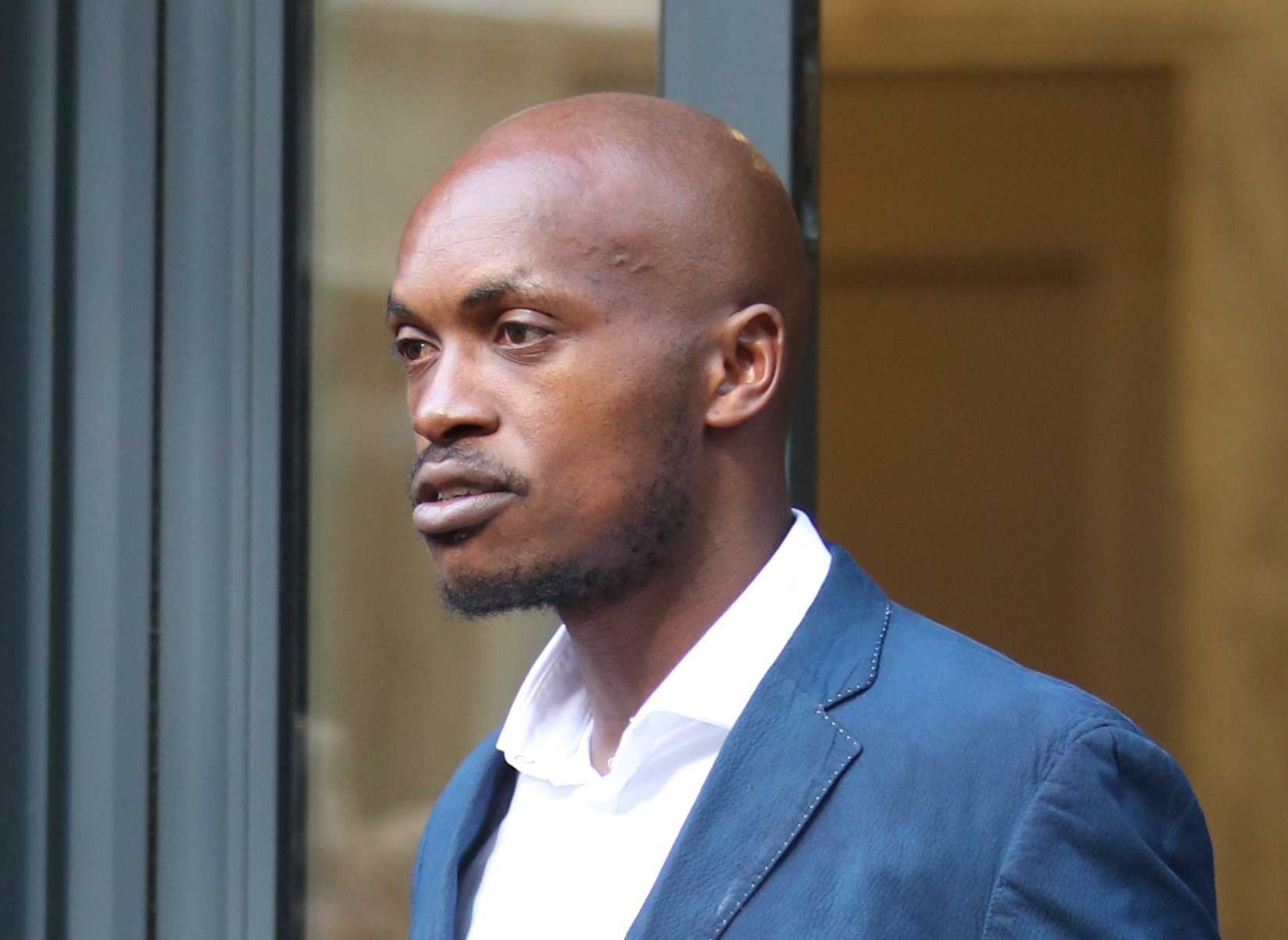 Lance Corporal Nkululeko Zulu leaving a tribunal in central London 040719 Credit PA Images