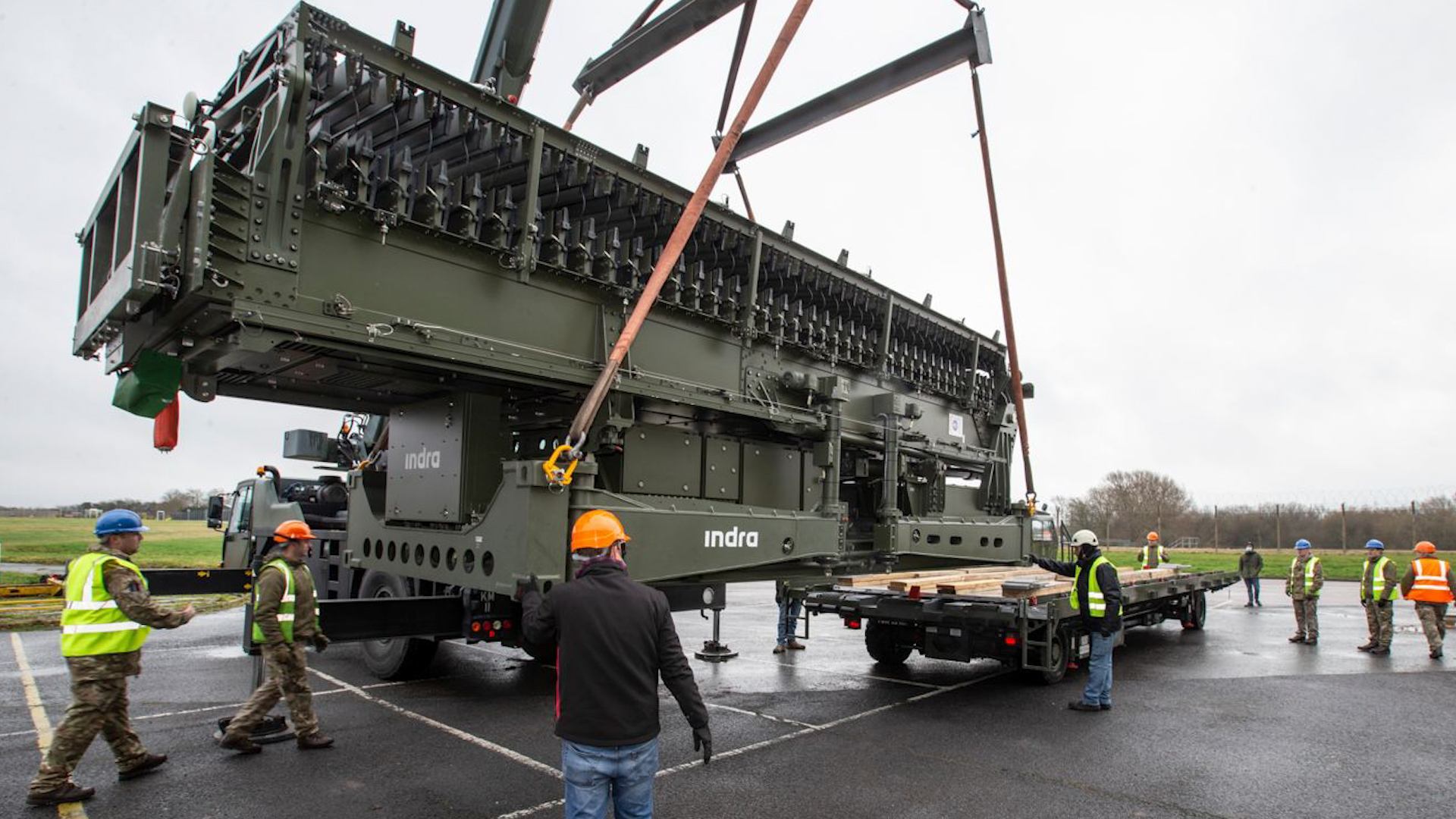 Cover image: The Lanza Long Tactical Range 25 radar is delivered to the UK (Picture: RAF).
