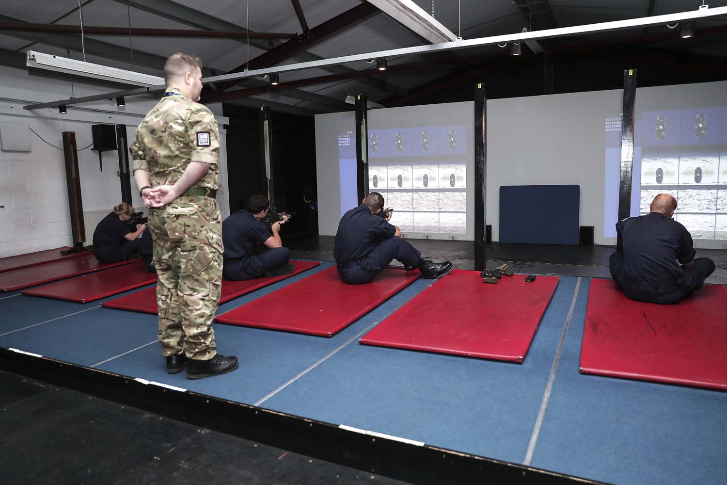 Laser and digital technology is used at the Dismounted Close Combat Trainer range at HMS Excellent 300720 CREDIT ROYAL NAVY.jpg