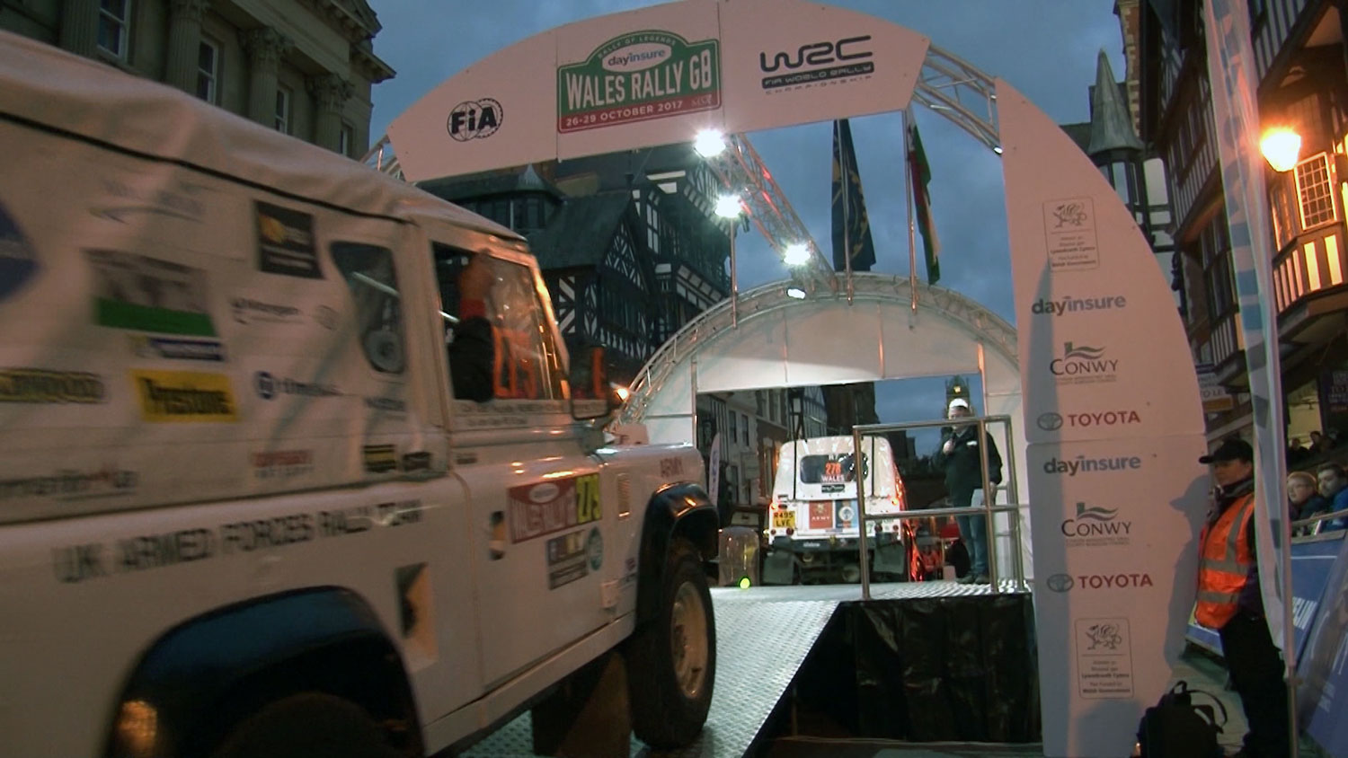 Armed Forces Rally Team at Wales Rally GB