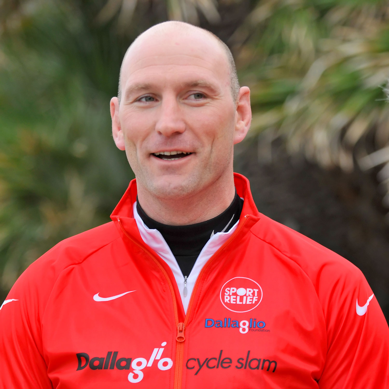 Lawrence Dallaglio talks to the press on behalf of the Dallaglio Cycle Slam : February 17, 2010 in Genova, Italy Credit: Shutterstock / mountainpix