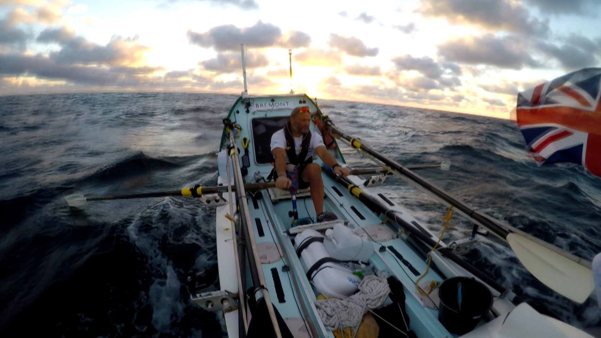 Lee Spencer broke two world records after rowing solo across the Atlantic in 2019 (Picture: Lee Spencer).