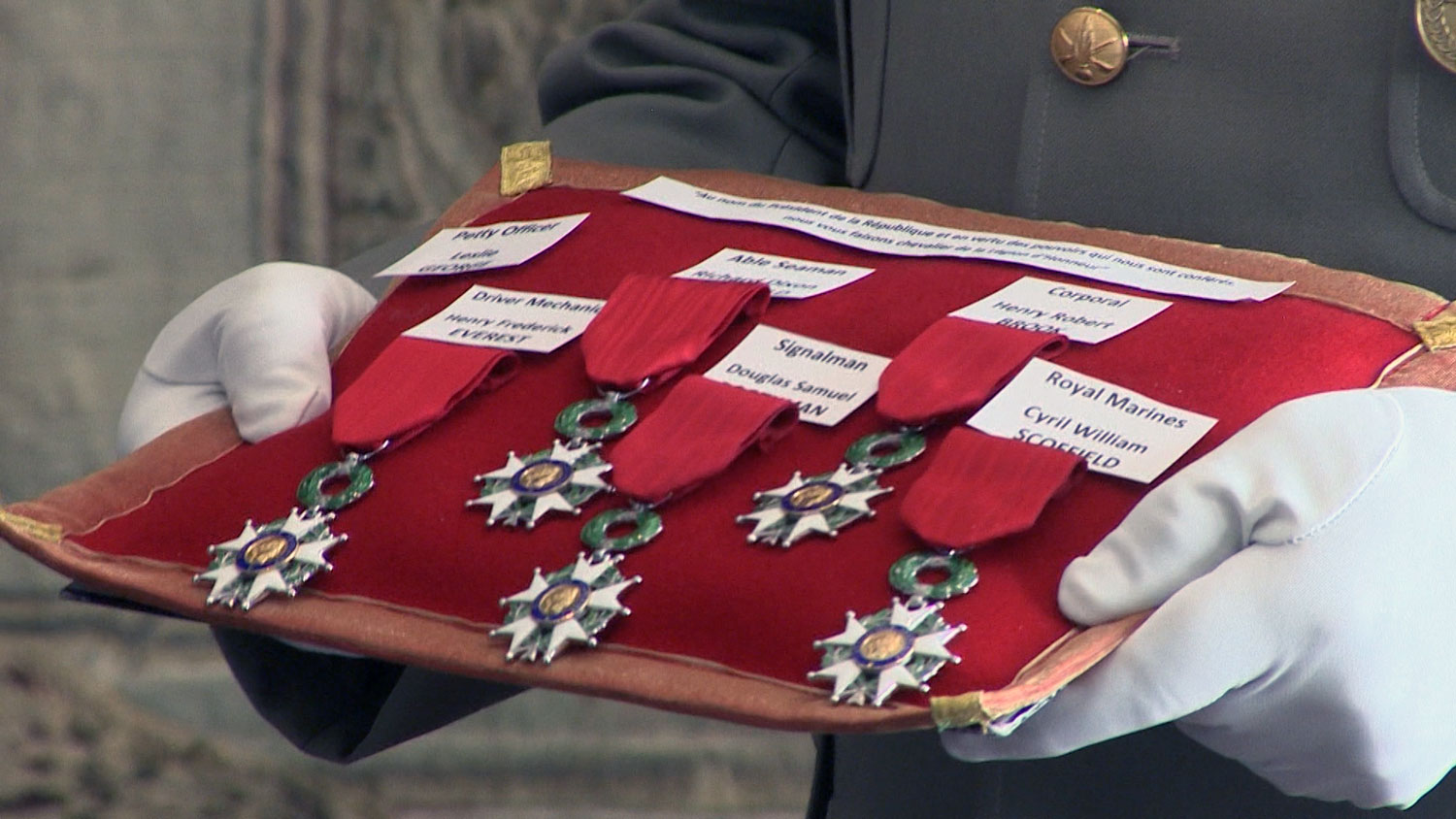 Legion d'Honneur award ceremony