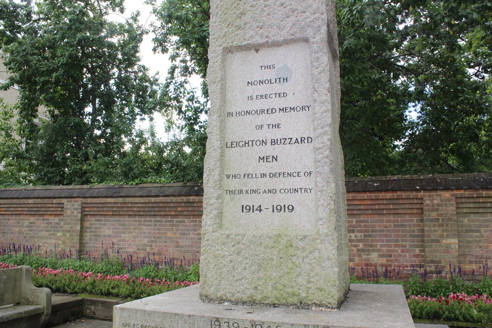The Leighton Buzzard War Memorial, Buckinghamshire has been listed at Grade II (Picture: War Memorials Trust).