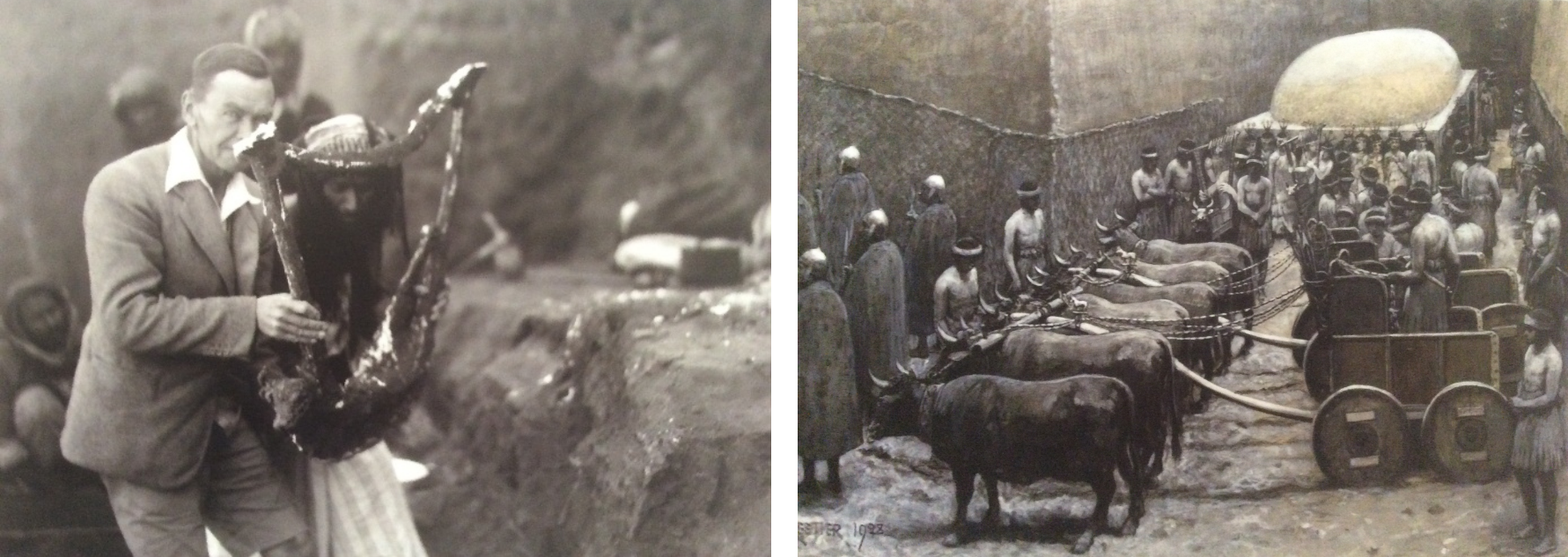 Leonard Woolley and death pit at Ur