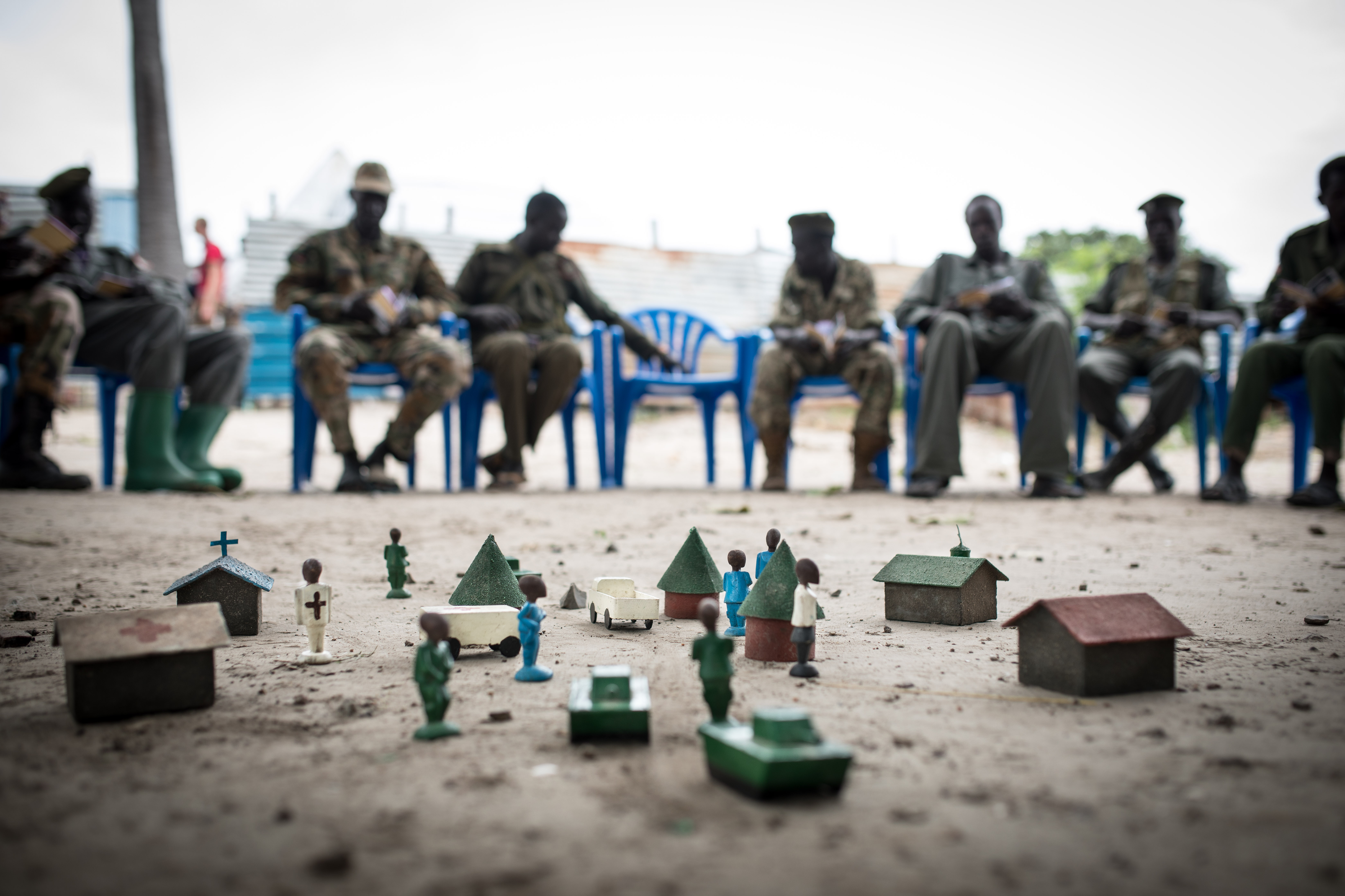 "It’s not my job to tell them not to fight," says Mr Schoneveld (Picture: ICRC/FlorianSeriex).