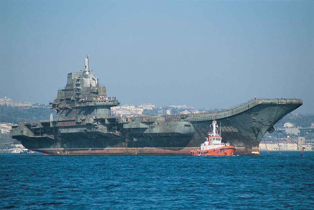 Liaoning Chinese aircraft carrier as Varyag in Istanbul