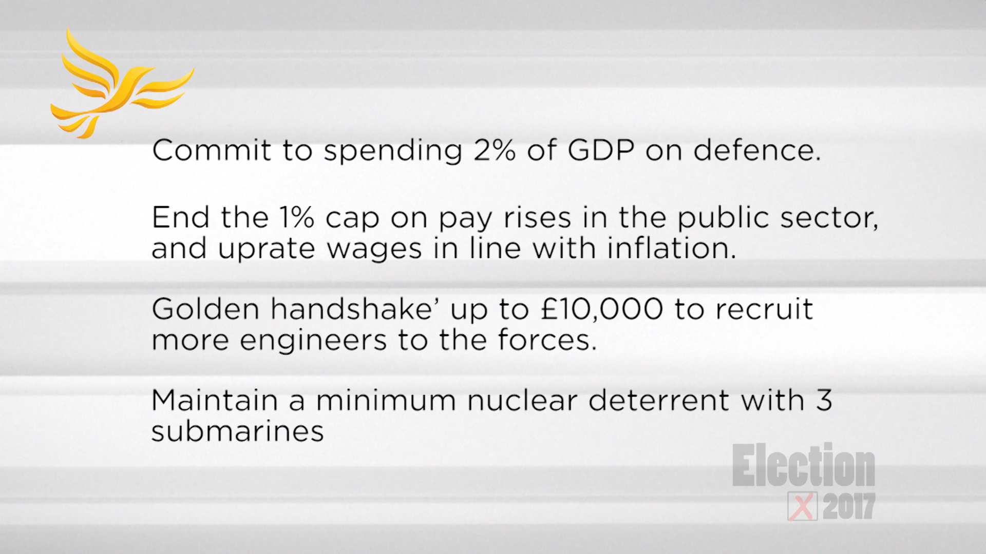 Lib Dem Manifesto: UK Must Be Able To Defend Itself 