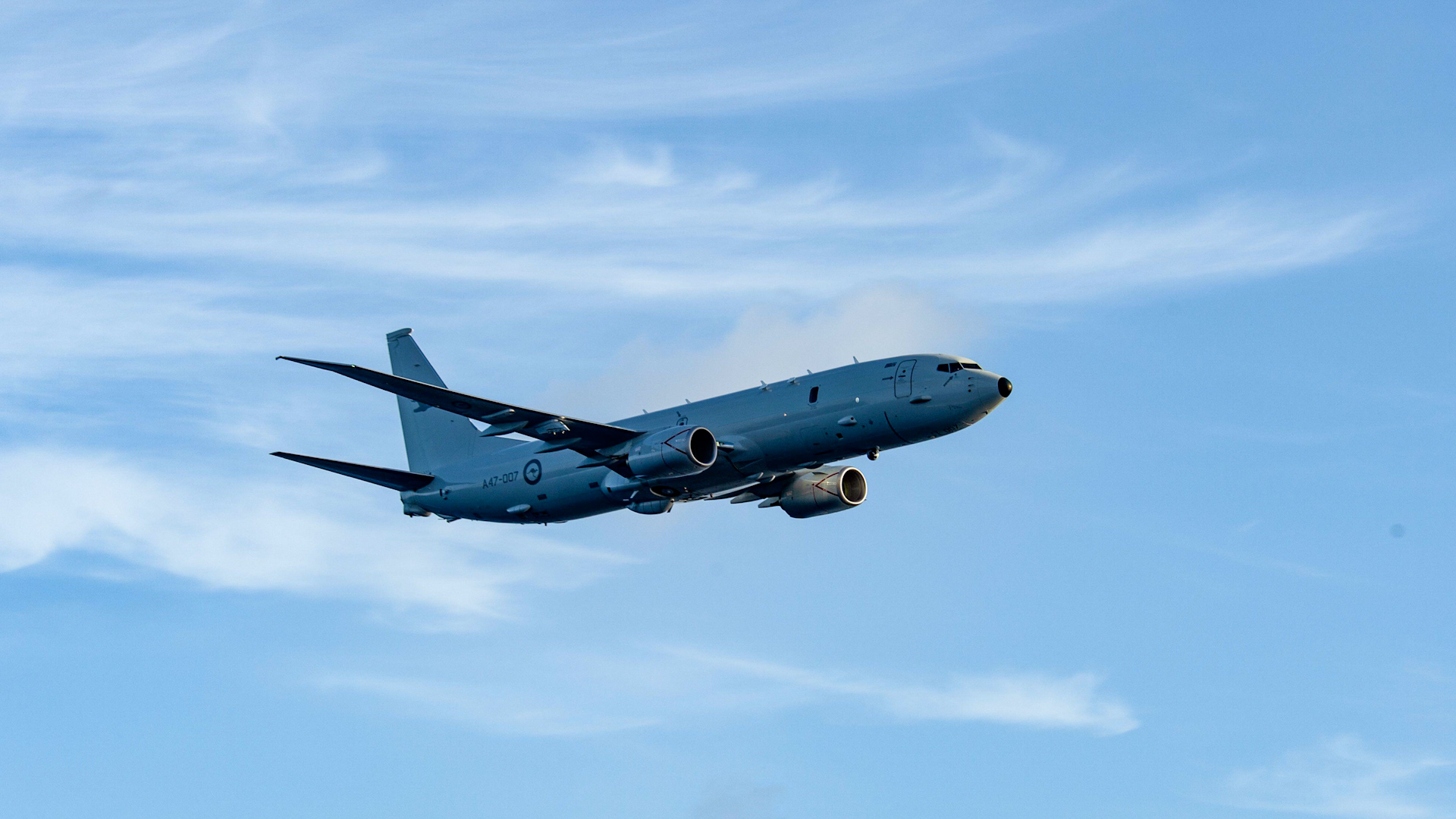 Library image of a Royal Australian Air Force P-8A Poseidon (Picture: APFootage/Alamy Stock Photo).