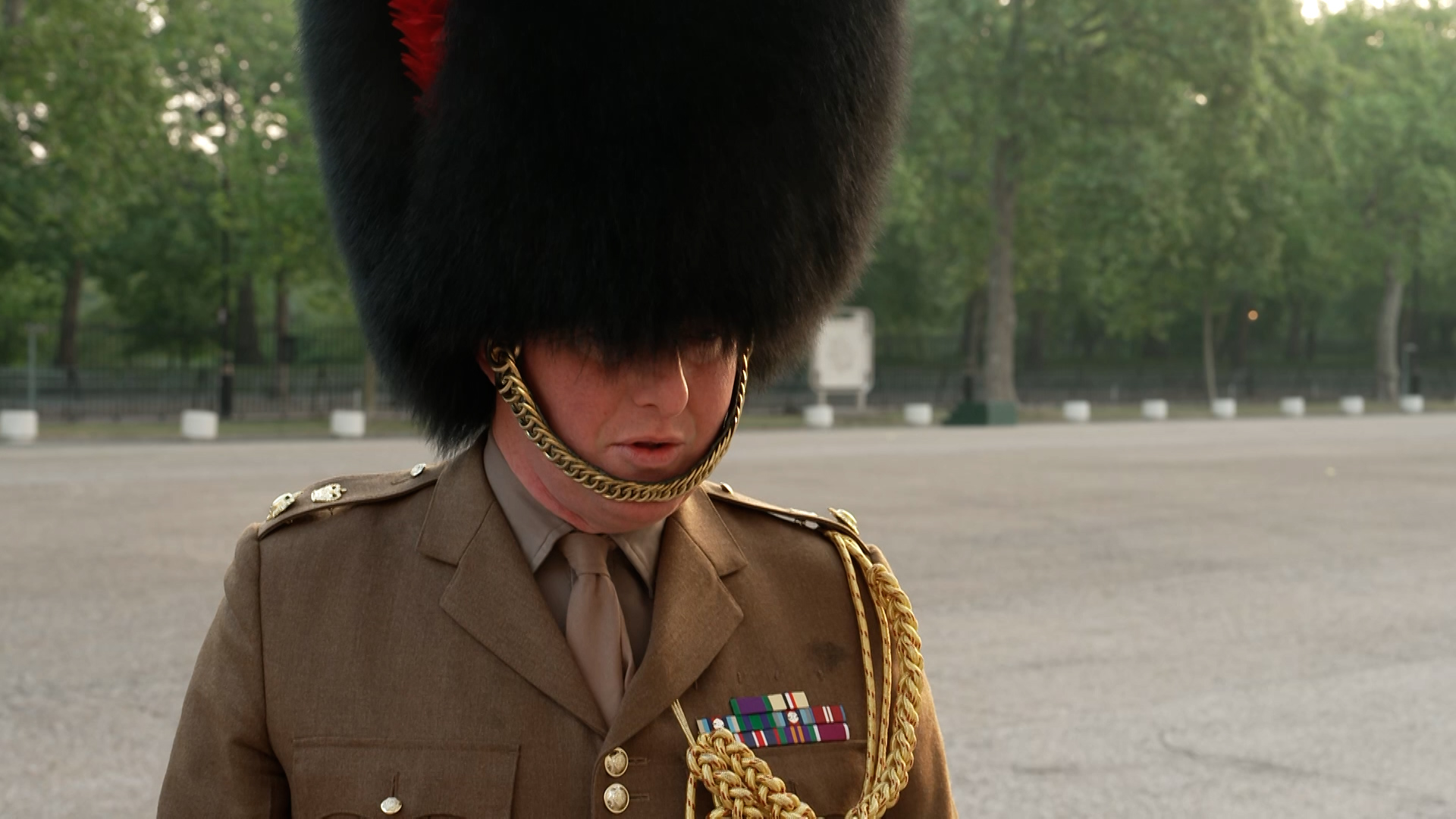 Lieutenant Colonel Charlie Foinette said the parade was a poignant reminder of the sacrifices that were made in the Second World War to secure the freedoms we enjoy today
