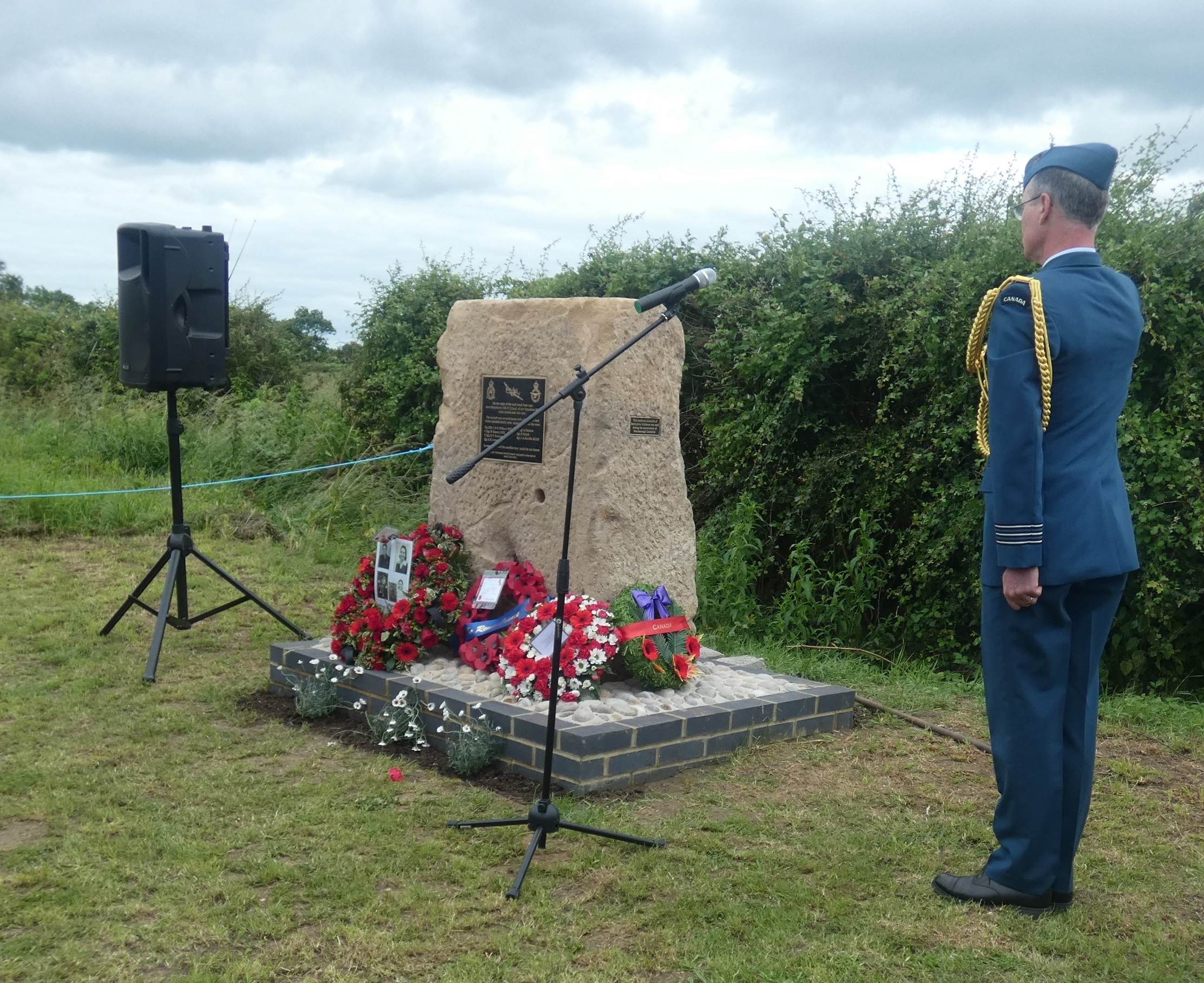 Lieutenant Colonel Pierre Theriault from the Canadian High Commission 22062021 CREDIT RAF.jpg