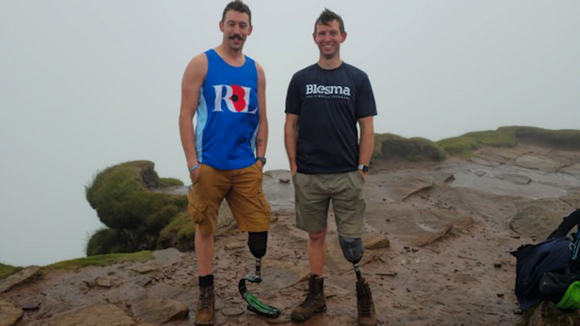 Limbitless Expedition, where Armed Forces veterans, Rich Potter and Rich Davies 30092024 CREDIT Rich Potter