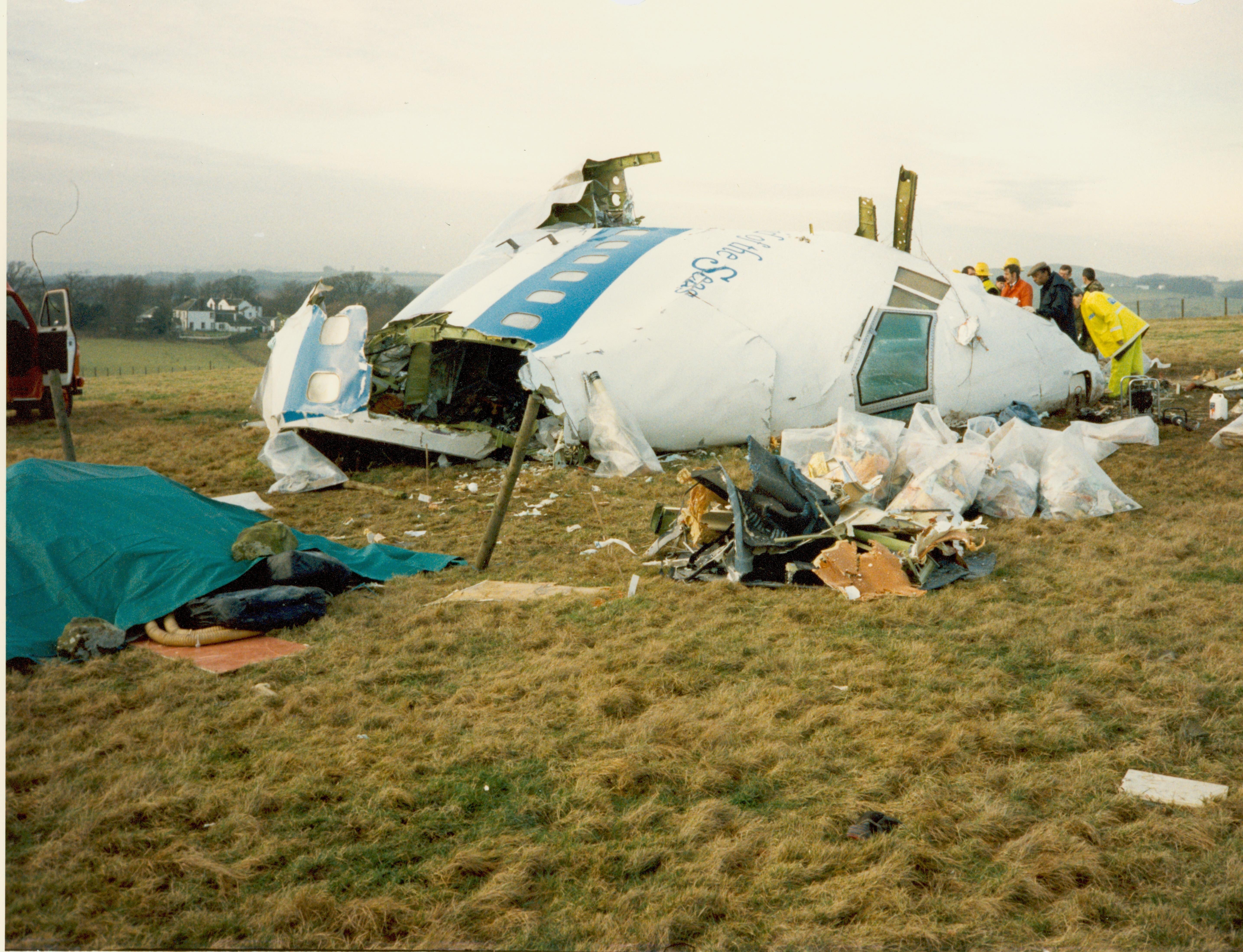 Lockerbie cr4ash site. Alamy.