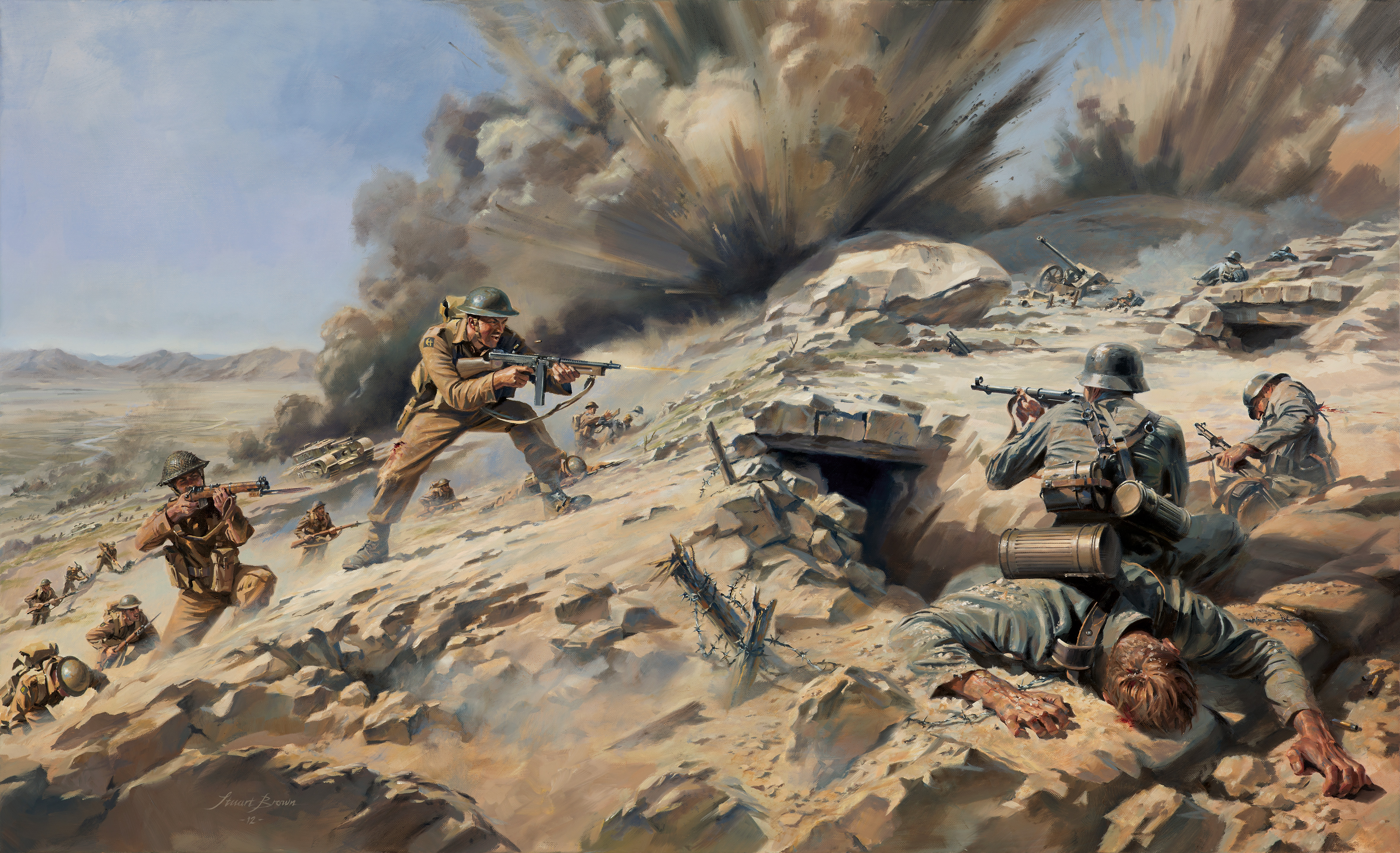 Longstop Hill 1943 by Stuart Brown