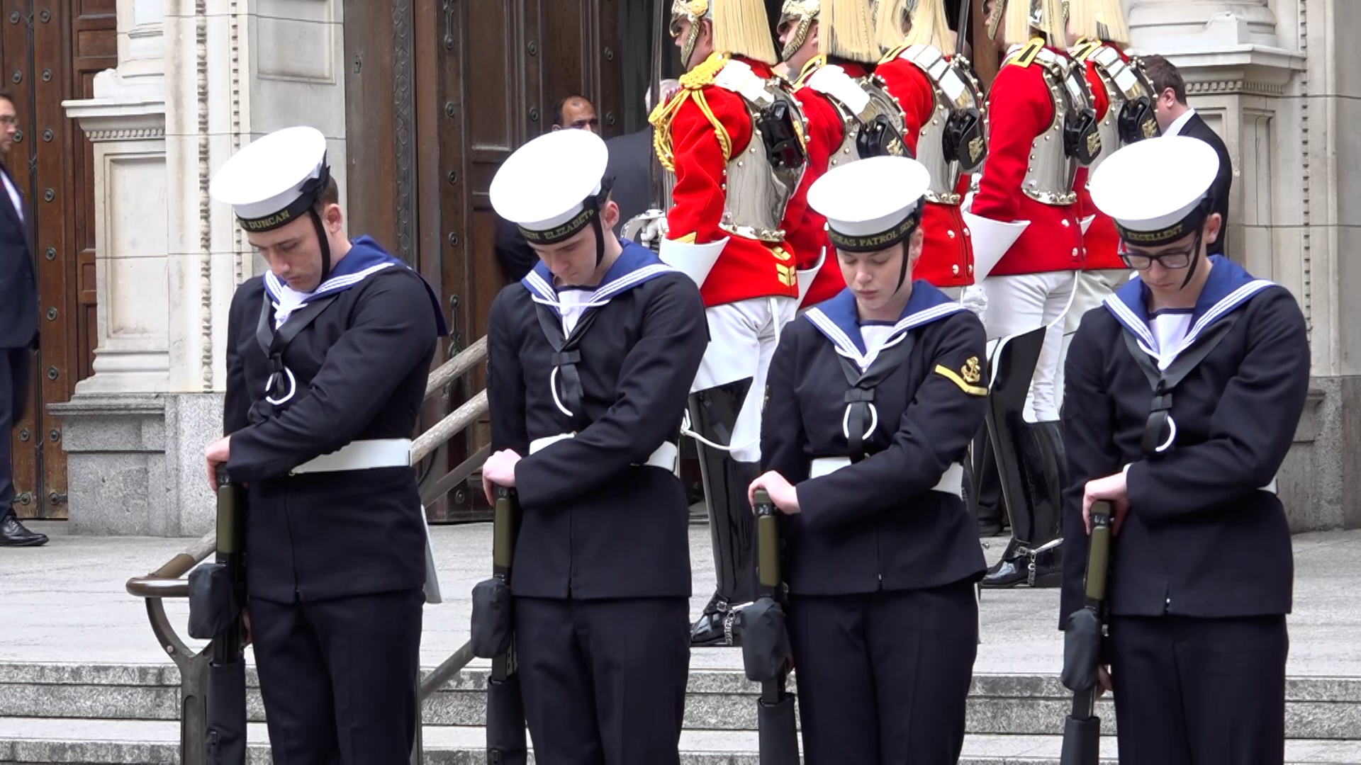All three services had an important role to play in honouring the Field Marshal