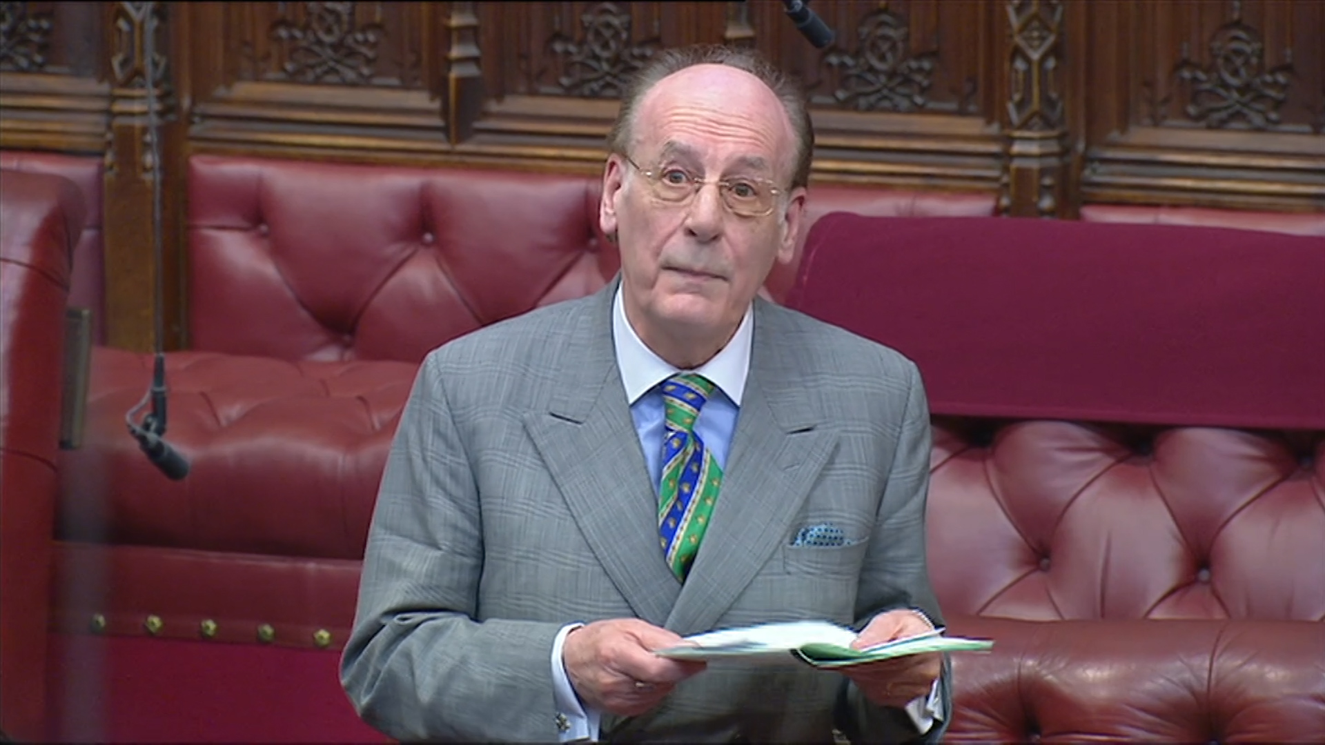 Lord Lingfield said "there seems to be no reason why cadets shouldn't parade as soon as possible now that schools are back".