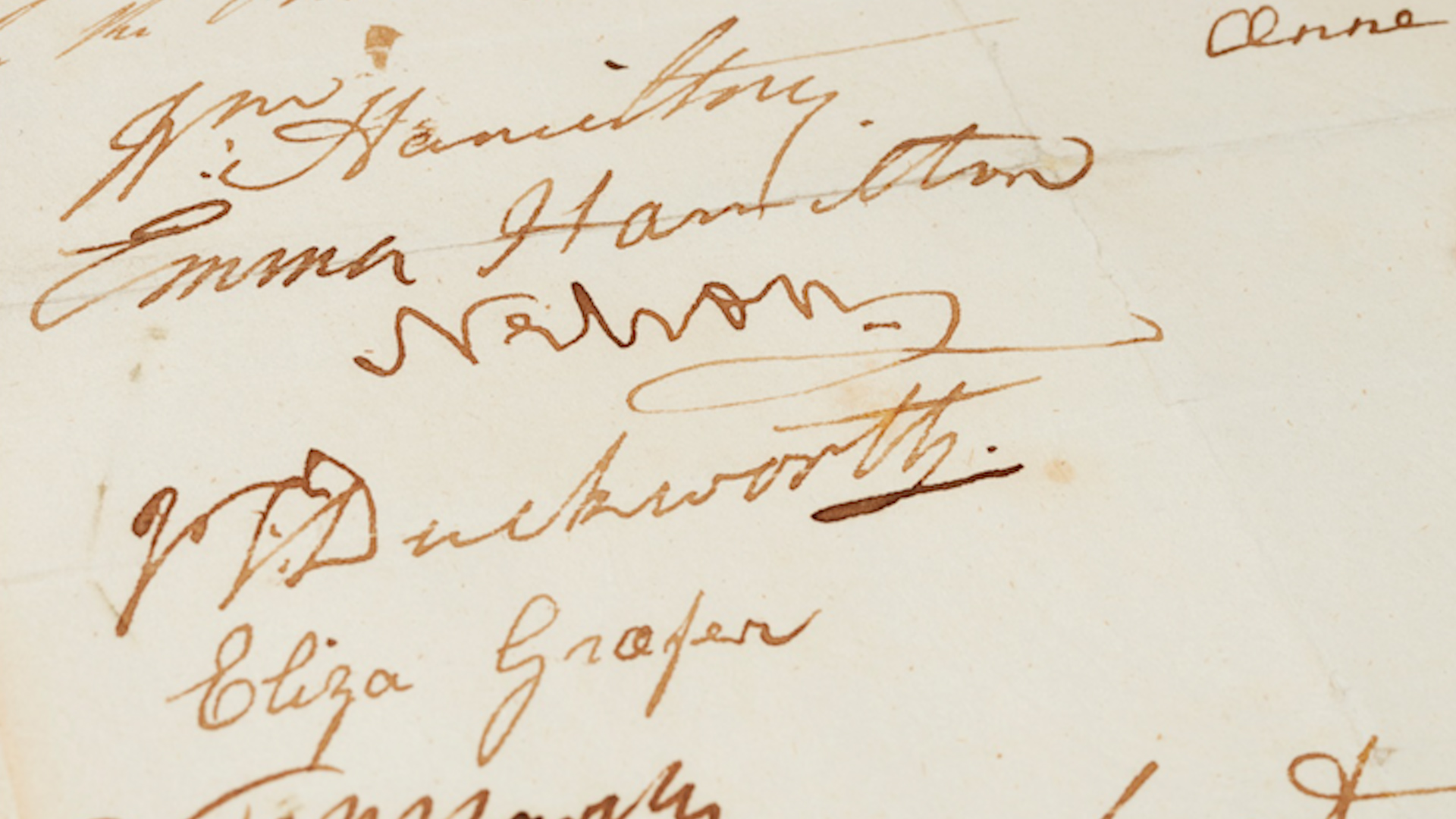 Lord Nelson marriage document auction close 020223 CREDIT Stewart Attwood, Lyon & Turnbull