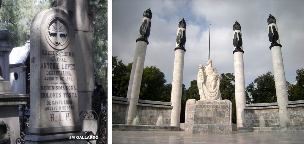 Los Ninos Heroes and Santa Anna