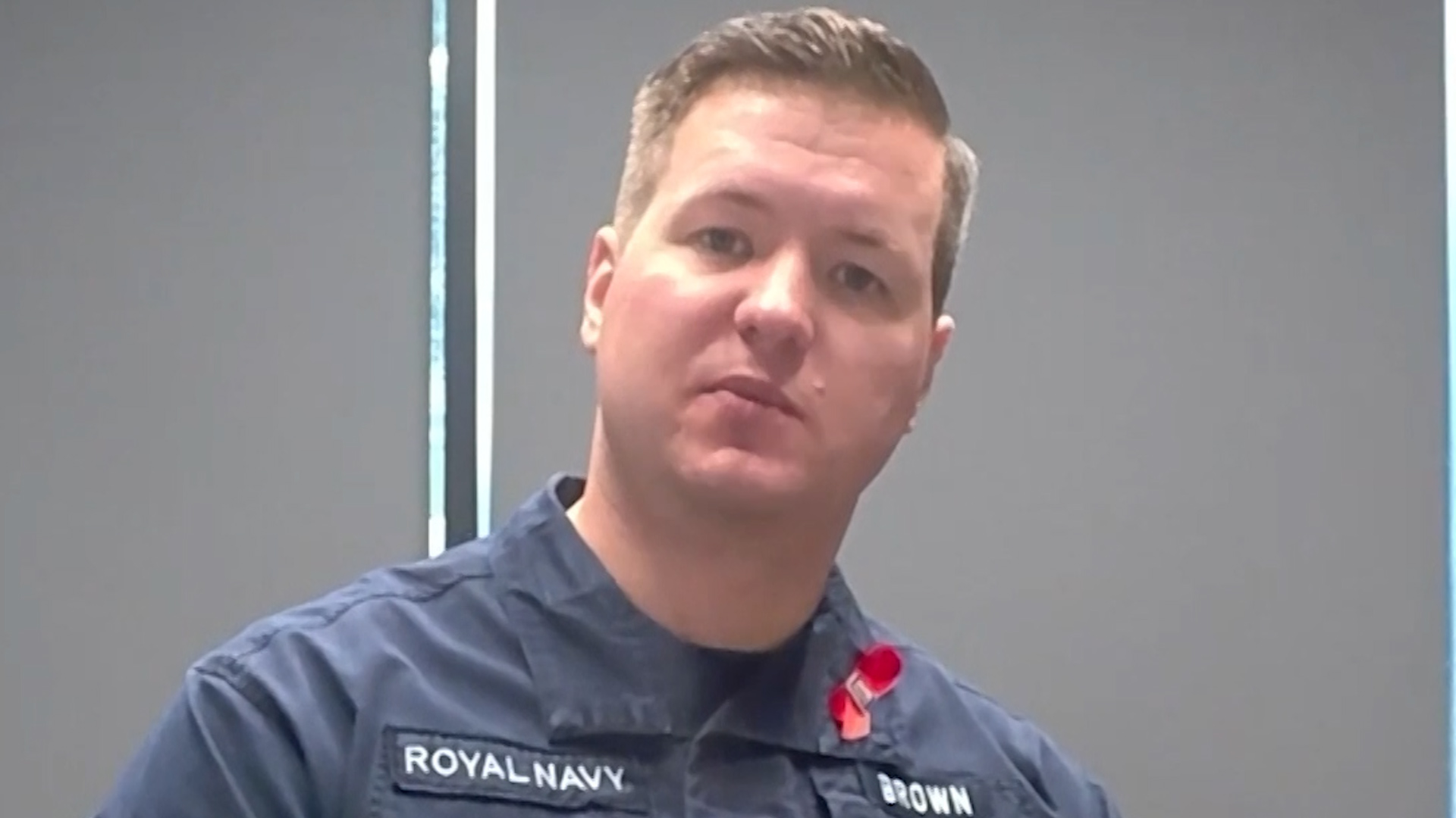 Lieutenant Commander Oliver Brown was named in the New Year's Honours list for his work as an HIV-positive role model within the Royal Navy CREDIT BFBS.
