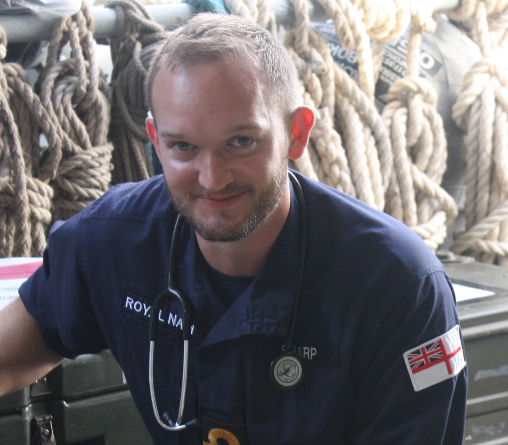 Lt Cdr Will Sharpe MBE