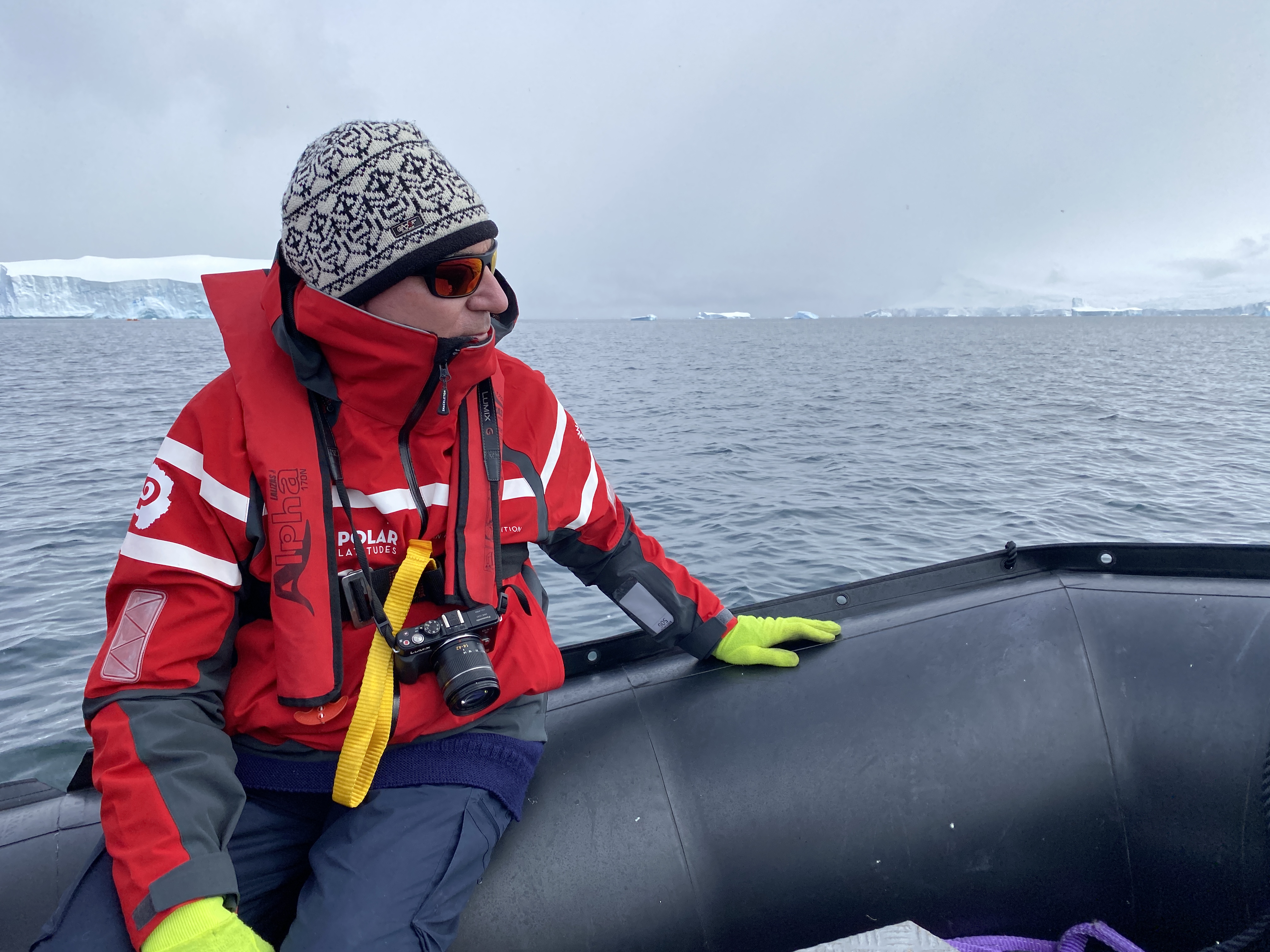 Lt Gen Richard Nugee exploring the Antarctic.